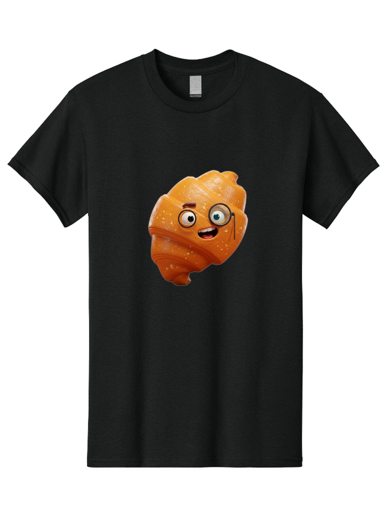 Croissant-1 Men'S Graphic Tee, 100% Cotton, Comfortable Casual Summer Wear, Machine Washable, Vintage Camera, Old Camera, Antique Camera, Black Camera, Classic Photography, Photography Equipment, Nostalgic Device, Film Camera, Camera Art Baq600 5