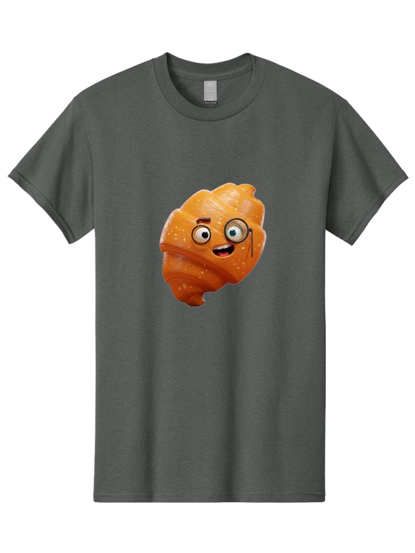 Croissant-1 Men'S Graphic Tee, 100% Cotton, Comfortable Casual Summer Wear, Machine Washable, Vintage Camera, Old Camera, Antique Camera, Black Camera, Classic Photography, Photography Equipment, Nostalgic Device, Film Camera, Camera Art Baq600 2