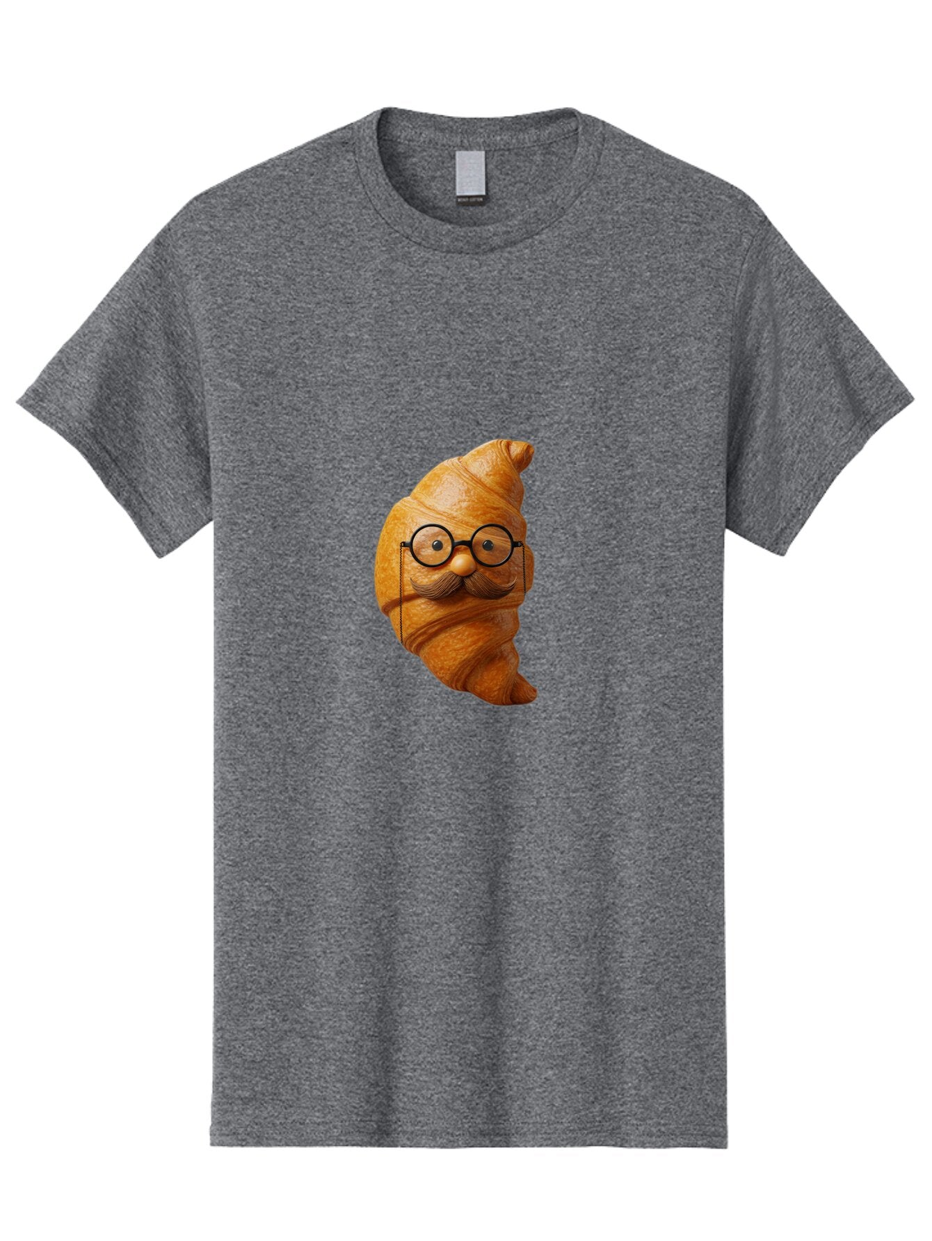 Croissant-Character Men'S Graphic Tee, 100% Cotton, Comfortable Casual Summer Wear, Machine Washable, Vintage Camera, Old Camera, Antique Camera, Black Camera, Classic Photography, Photography Equipment, Nostalgic Device, Film Camera, Baq601 11