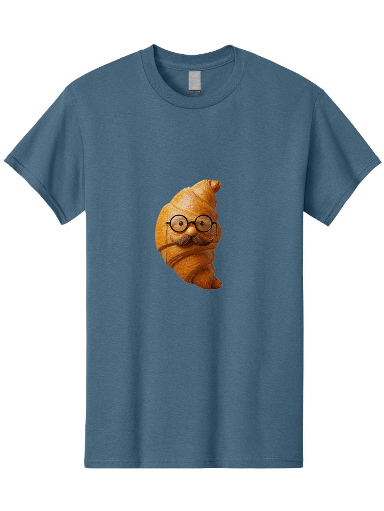 Croissant-Character Men'S Graphic Tee, 100% Cotton, Comfortable Casual Summer Wear, Machine Washable, Vintage Camera, Old Camera, Antique Camera, Black Camera, Classic Photography, Photography Equipment, Nostalgic Device, Film Camera, Baq601 3