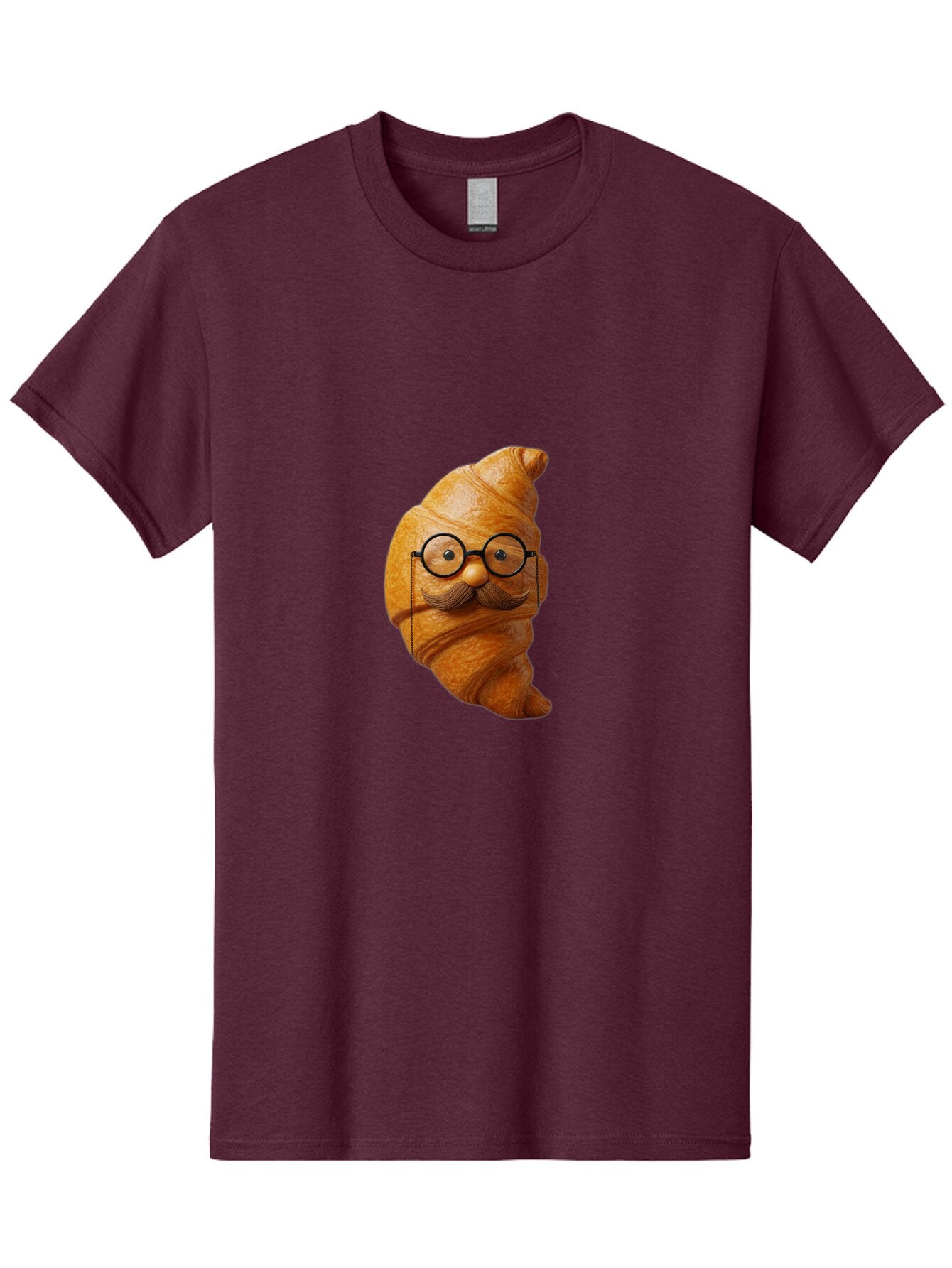 Croissant-Character Men'S Graphic Tee, 100% Cotton, Comfortable Casual Summer Wear, Machine Washable, Vintage Camera, Old Camera, Antique Camera, Black Camera, Classic Photography, Photography Equipment, Nostalgic Device, Film Camera, Baq601 5