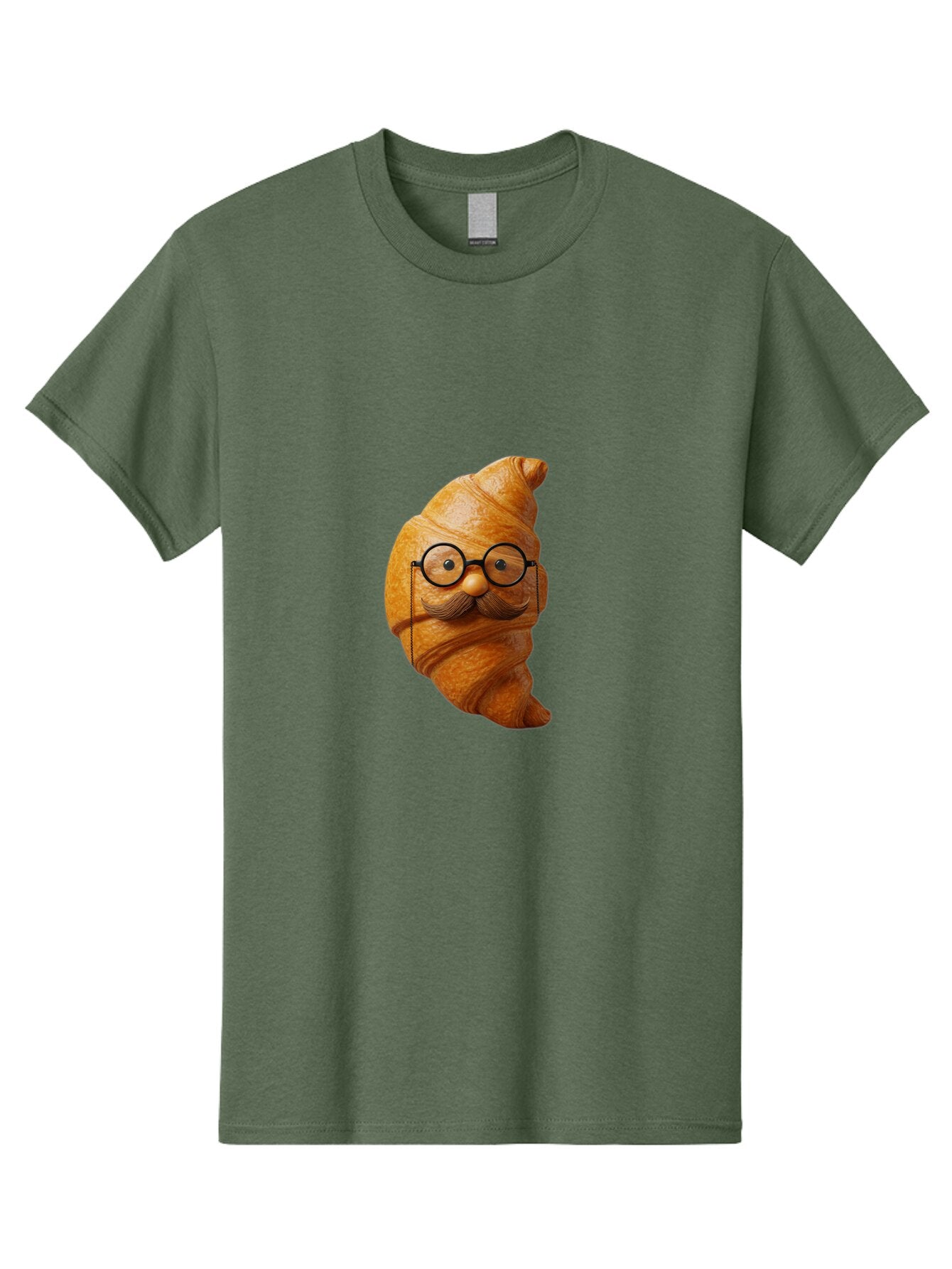 Croissant-Character Men'S Graphic Tee, 100% Cotton, Comfortable Casual Summer Wear, Machine Washable, Vintage Camera, Old Camera, Antique Camera, Black Camera, Classic Photography, Photography Equipment, Nostalgic Device, Film Camera, Baq601 12