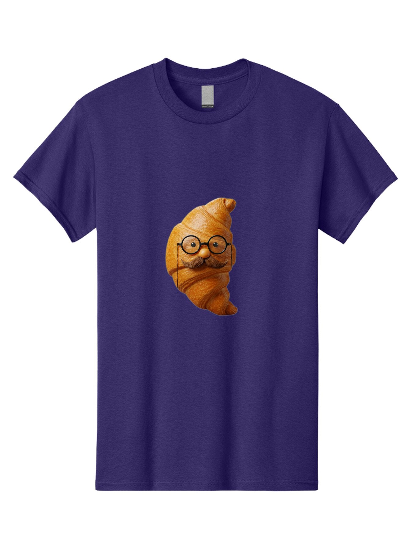 Croissant-Character Men'S Graphic Tee, 100% Cotton, Comfortable Casual Summer Wear, Machine Washable, Vintage Camera, Old Camera, Antique Camera, Black Camera, Classic Photography, Photography Equipment, Nostalgic Device, Film Camera, Baq601 4