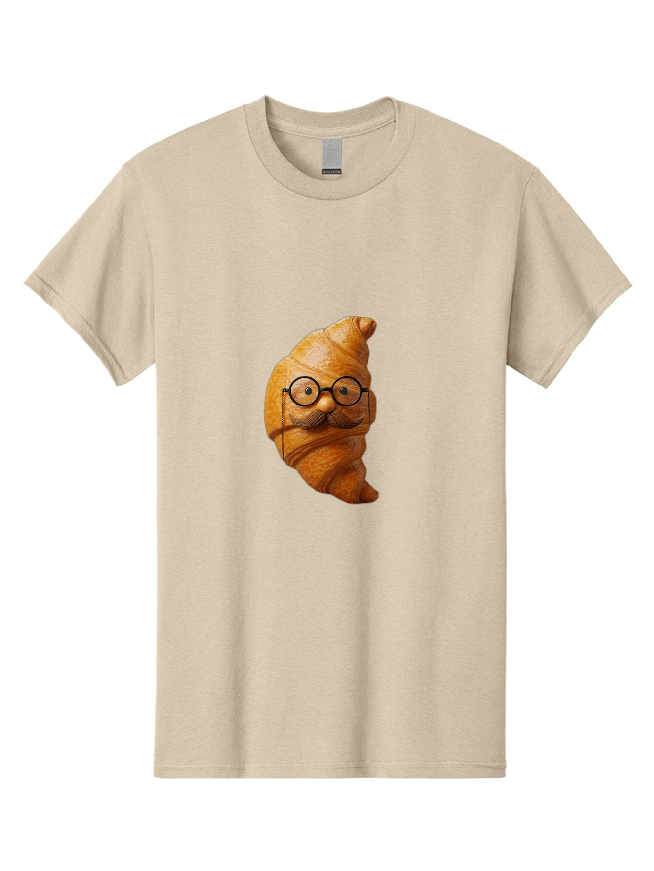 Croissant-Character Men'S Graphic Tee, 100% Cotton, Comfortable Casual Summer Wear, Machine Washable, Vintage Camera, Old Camera, Antique Camera, Black Camera, Classic Photography, Photography Equipment, Nostalgic Device, Film Camera, Baq601 10