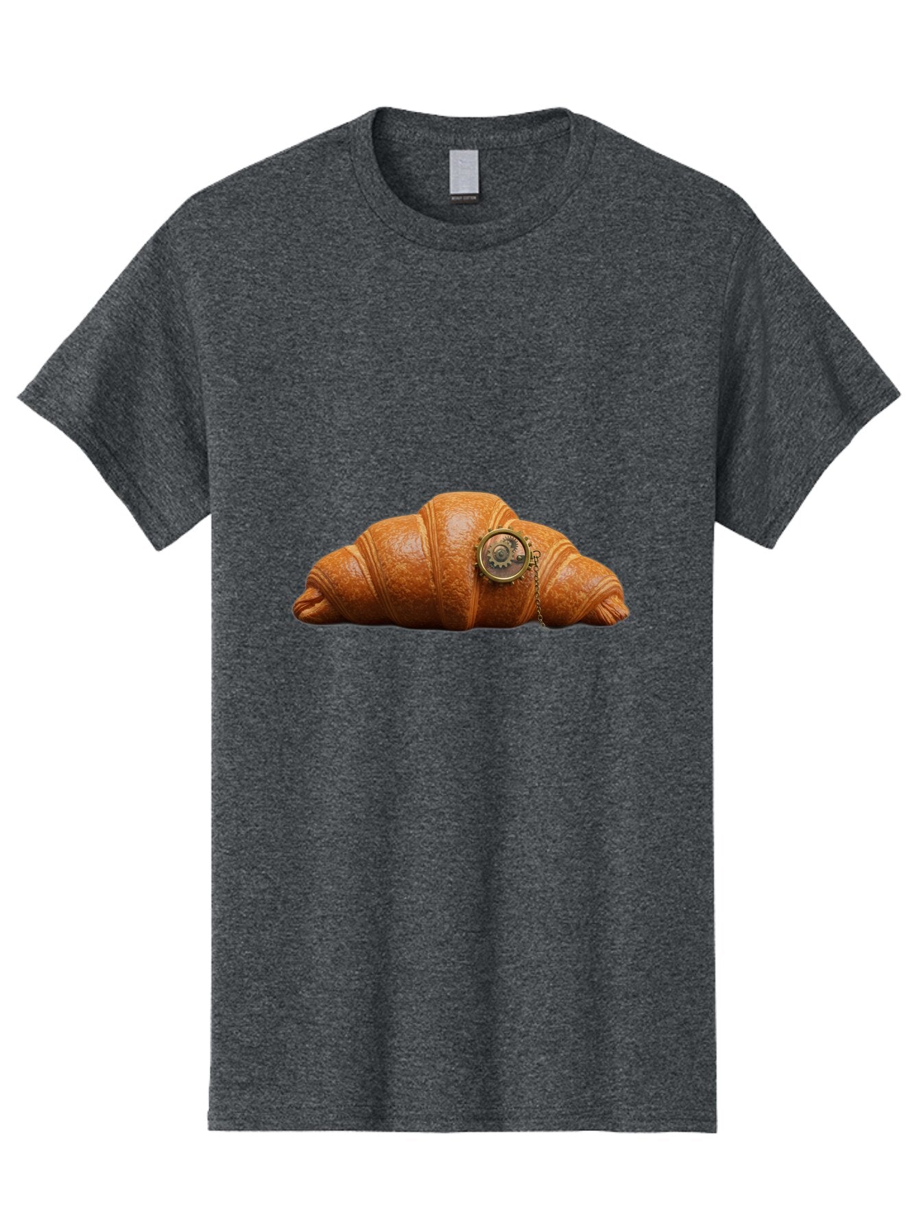 Croissant-Pocket-Watch Men'S Graphic Tee, 100% Cotton, Comfortable Casual Summer Wear, Machine Washable, Vintage Camera, Old Camera, Antique Camera, Black Camera, Classic Photography, Photography Equipment, Nostalgic Device, Film Camera, Baq603 8