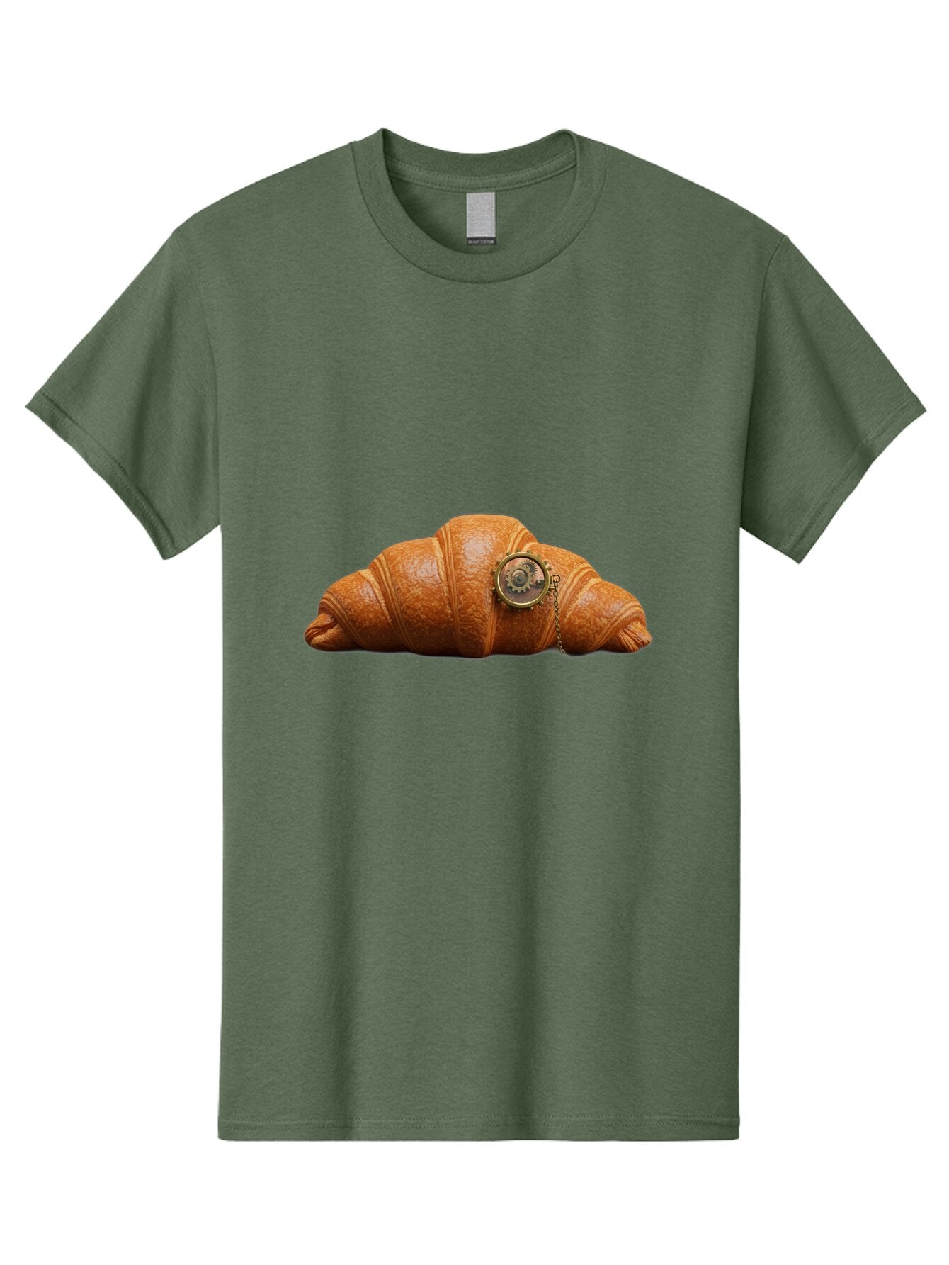 Croissant-Pocket-Watch Men'S Graphic Tee, 100% Cotton, Comfortable Casual Summer Wear, Machine Washable, Vintage Camera, Old Camera, Antique Camera, Black Camera, Classic Photography, Photography Equipment, Nostalgic Device, Film Camera, Baq603 4