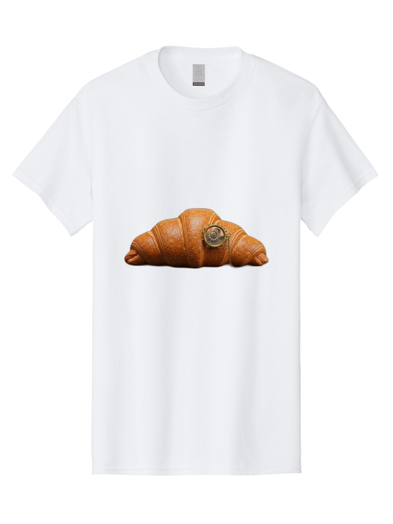 Croissant-Pocket-Watch Men'S Graphic Tee, 100% Cotton, Comfortable Casual Summer Wear, Machine Washable, Vintage Camera, Old Camera, Antique Camera, Black Camera, Classic Photography, Photography Equipment, Nostalgic Device, Film Camera, Baq603 11