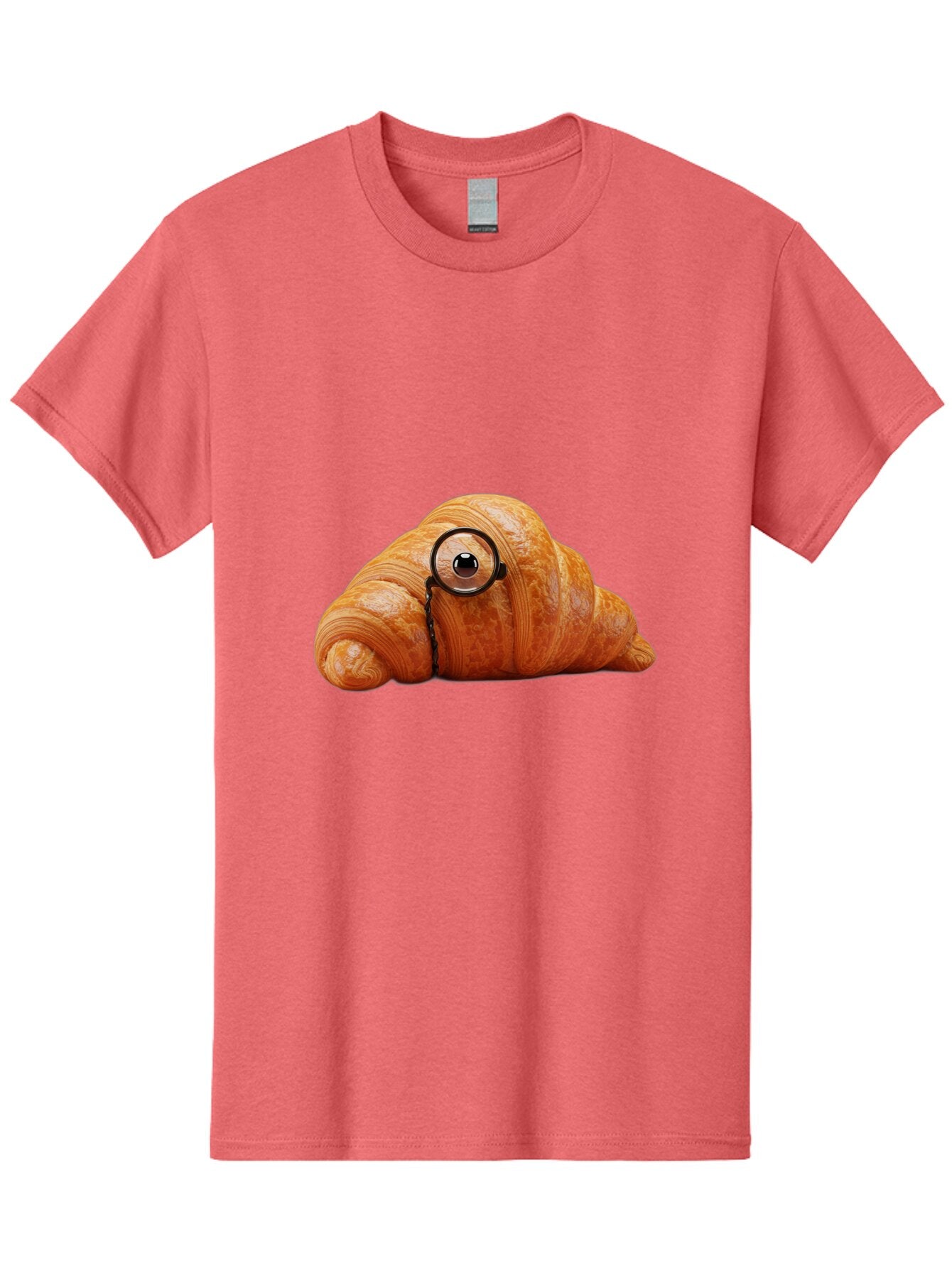 Croissant-With-Eyeglasses Men'S Graphic Tee, 100% Cotton, Comfortable Casual Summer Wear, Machine Washable, Vintage Camera, Old Camera, Antique Camera, Black Camera, Classic Photography, Photography Equipment, Nostalgic Device, Film Camera, Baq605 13