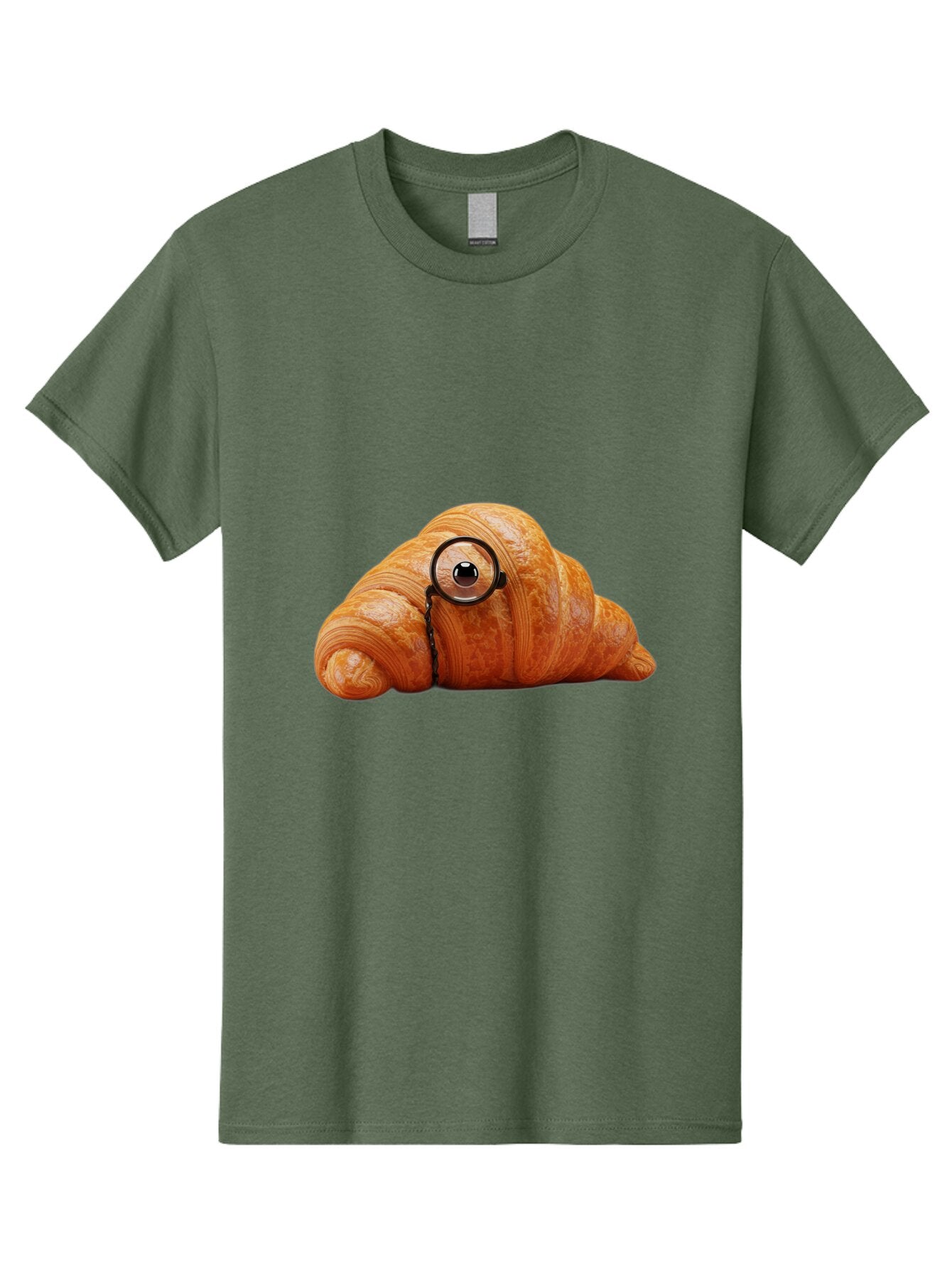 Croissant-With-Eyeglasses Men'S Graphic Tee, 100% Cotton, Comfortable Casual Summer Wear, Machine Washable, Vintage Camera, Old Camera, Antique Camera, Black Camera, Classic Photography, Photography Equipment, Nostalgic Device, Film Camera, Baq605 12