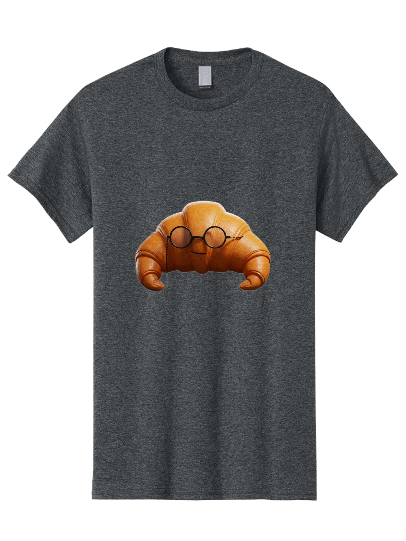 Croissant-With-Glasses Men'S Graphic Tee, 100% Cotton, Comfortable Casual Summer Wear, Machine Washable, Vintage Camera, Old Camera, Antique Camera, Black Camera, Classic Photography, Photography Equipment, Nostalgic Device, Film Camera, Baq608 14