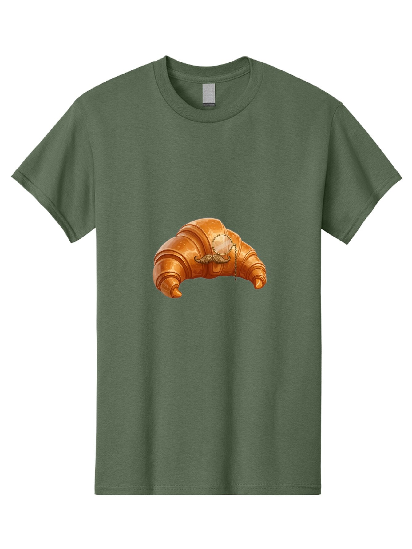 Croissant-With-Mustache Men'S Graphic Tee, 100% Cotton, Comfortable Casual Summer Wear, Machine Washable, Vintage Camera, Old Camera, Antique Camera, Black Camera, Classic Photography, Photography Equipment, Nostalgic Device, Film Camera, Baq611 13