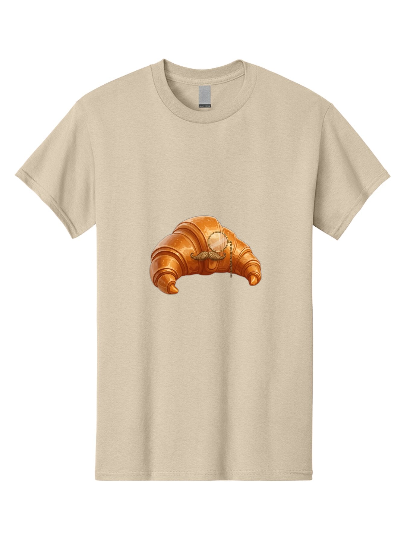 Croissant-With-Mustache Men'S Graphic Tee, 100% Cotton, Comfortable Casual Summer Wear, Machine Washable, Vintage Camera, Old Camera, Antique Camera, Black Camera, Classic Photography, Photography Equipment, Nostalgic Device, Film Camera, Baq611 4