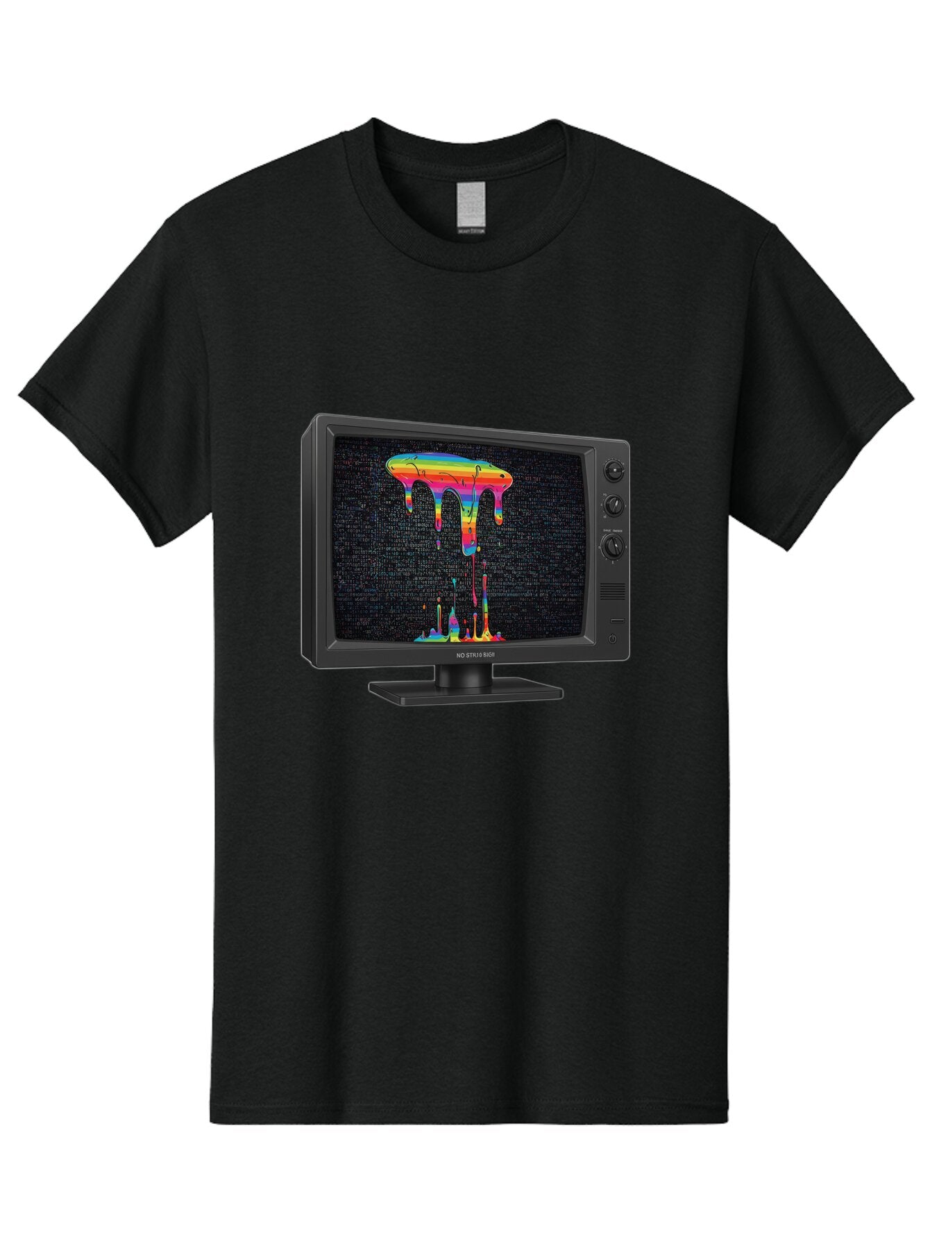 Crt-Tv-Screen Men'S Graphic Tee, 100% Cotton, Comfortable Casual Summer Wear, Machine Washable, Vintage Camera, Old Camera, Antique Camera, Black Camera, Classic Photography, Photography Equipment, Nostalgic Device, Film Camera, Camera Art Baq613 14