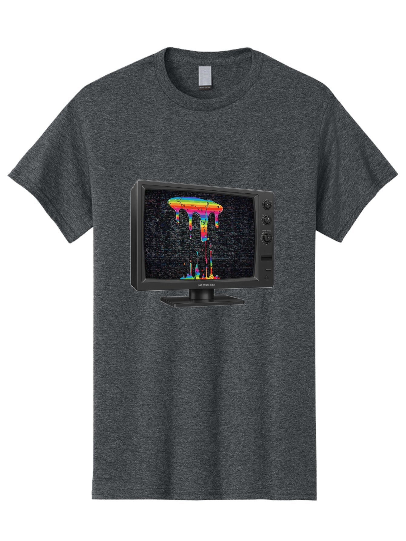 Crt-Tv-Screen Men'S Graphic Tee, 100% Cotton, Comfortable Casual Summer Wear, Machine Washable, Vintage Camera, Old Camera, Antique Camera, Black Camera, Classic Photography, Photography Equipment, Nostalgic Device, Film Camera, Camera Art Baq613 10