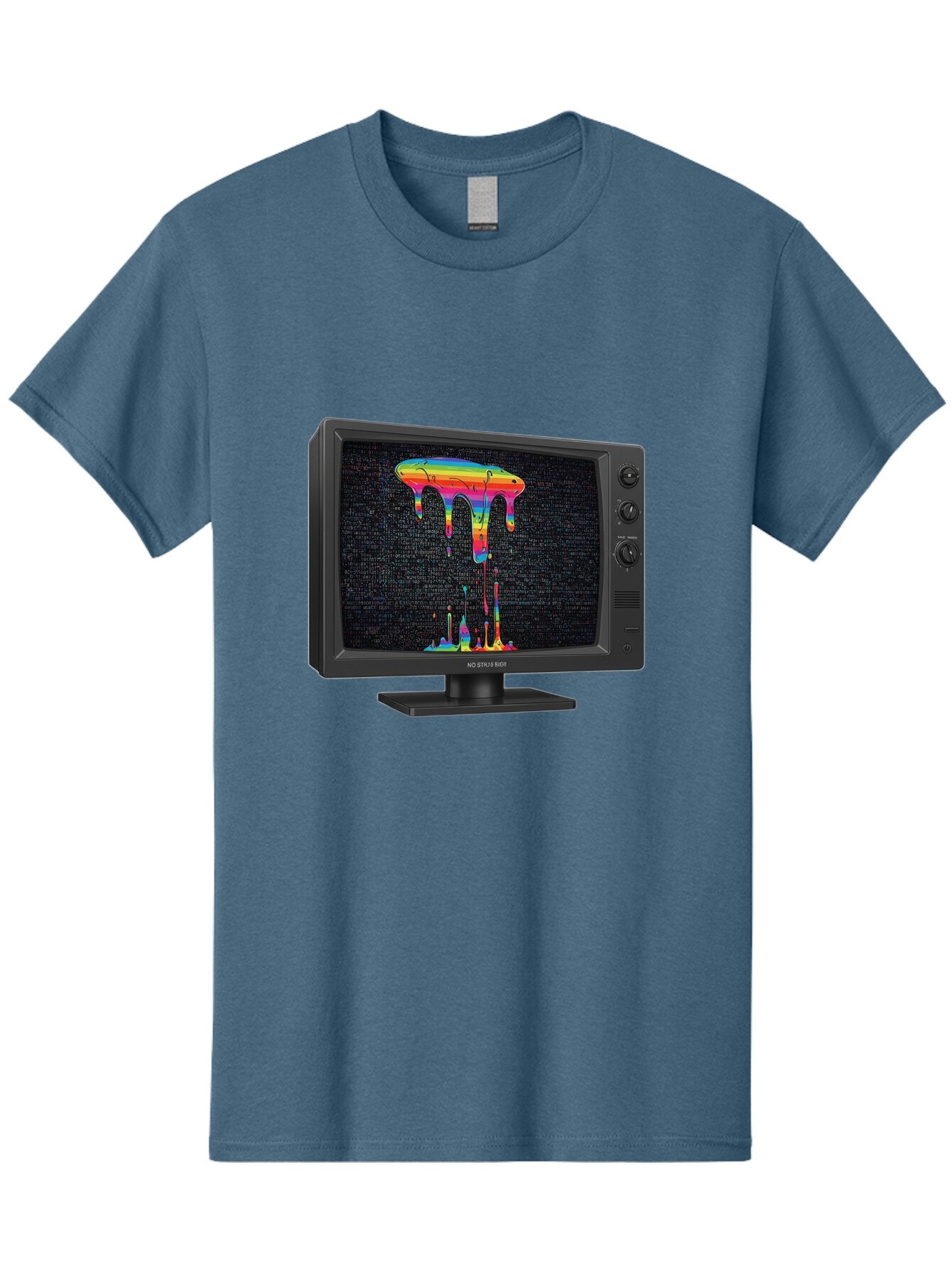Crt-Tv-Screen Men'S Graphic Tee, 100% Cotton, Comfortable Casual Summer Wear, Machine Washable, Vintage Camera, Old Camera, Antique Camera, Black Camera, Classic Photography, Photography Equipment, Nostalgic Device, Film Camera, Camera Art Baq613 5