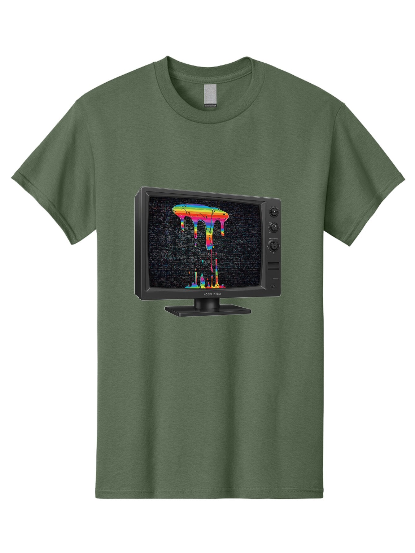 Crt-Tv-Screen Men'S Graphic Tee, 100% Cotton, Comfortable Casual Summer Wear, Machine Washable, Vintage Camera, Old Camera, Antique Camera, Black Camera, Classic Photography, Photography Equipment, Nostalgic Device, Film Camera, Camera Art Baq613 9