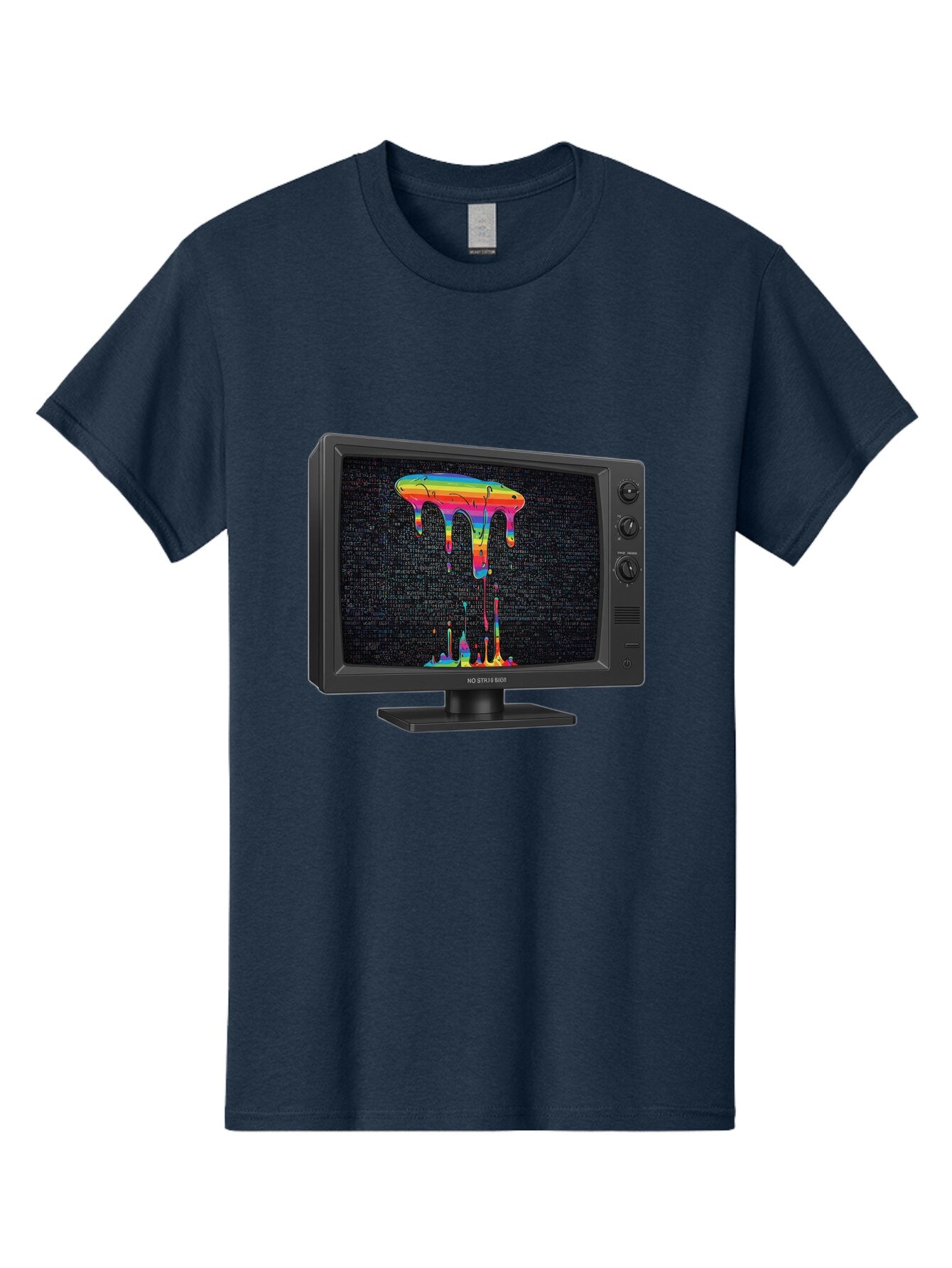 Crt-Tv-Screen Men'S Graphic Tee, 100% Cotton, Comfortable Casual Summer Wear, Machine Washable, Vintage Camera, Old Camera, Antique Camera, Black Camera, Classic Photography, Photography Equipment, Nostalgic Device, Film Camera, Camera Art Baq613 6