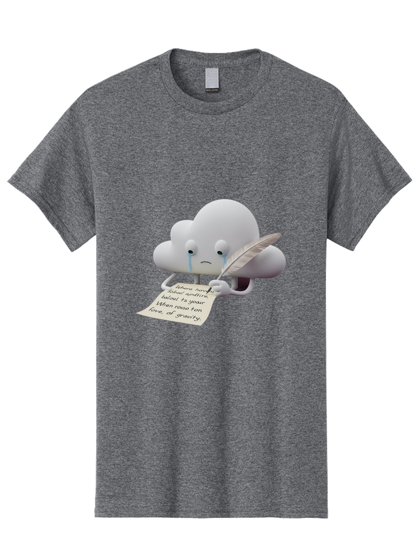 Crying-Cloud-Writing-Poem Men'S Graphic Tee, 100% Cotton, Comfortable Casual Summer Wear, Machine Washable, Vintage Camera, Old Camera, Antique Camera, Black Camera, Classic Photography, Photography Equipment, Nostalgic Device, Film Camera, Baq616 10