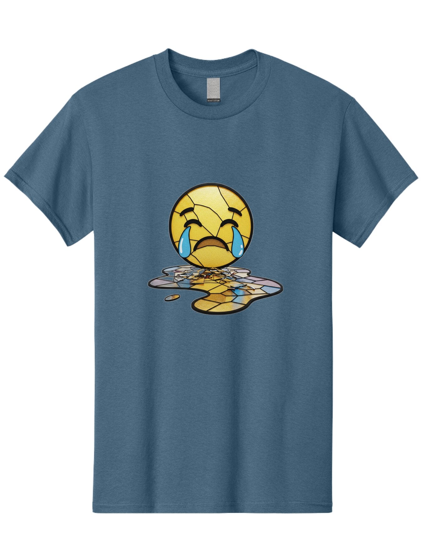Crying-Emoji-1 Men'S Graphic Tee, 100% Cotton, Comfortable Casual Summer Wear, Machine Washable, Vintage Camera, Old Camera, Antique Camera, Black Camera, Classic Photography, Photography Equipment, Nostalgic Device, Film Camera, Camera Art Baq618 3
