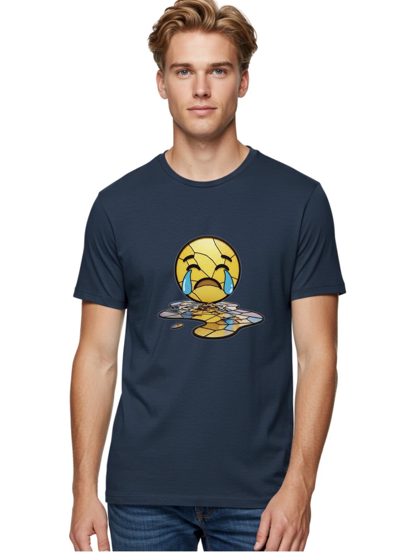 Crying-Emoji-1 Men'S Graphic Tee, 100% Cotton, Comfortable Casual Summer Wear, Machine Washable, Vintage Camera, Old Camera, Antique Camera, Black Camera, Classic Photography, Photography Equipment, Nostalgic Device, Film Camera, Camera Art Baq618 26