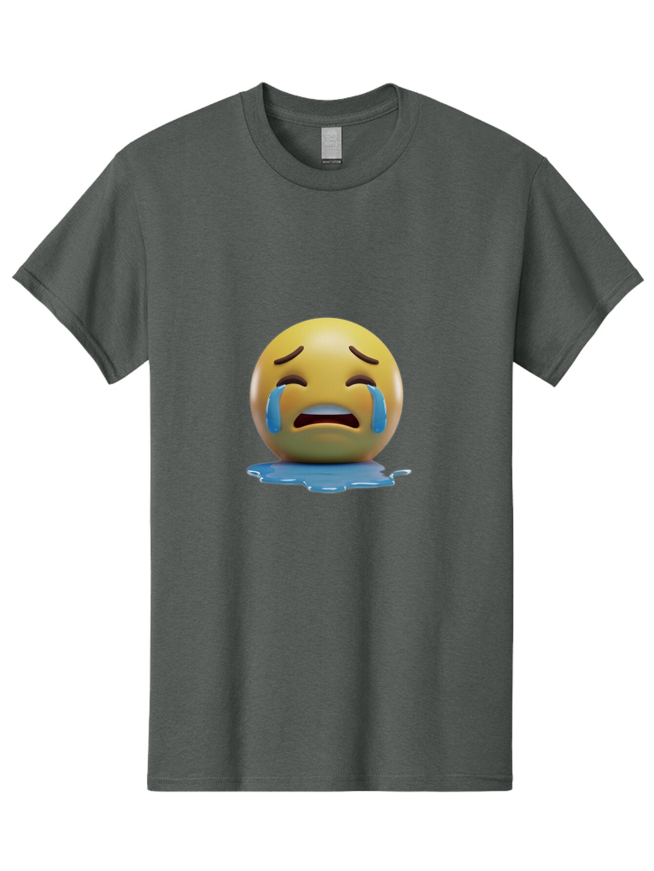 Crying-Emoji-2 Men'S Graphic Tee, 100% Cotton, Comfortable Casual Summer Wear, Machine Washable, Vintage Camera, Old Camera, Antique Camera, Black Camera, Classic Photography, Photography Equipment, Nostalgic Device, Film Camera, Camera Art Baq619 4
