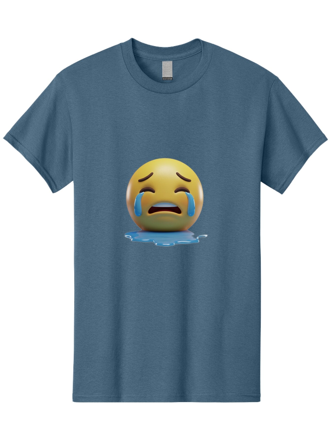 Crying-Emoji-2 Men'S Graphic Tee, 100% Cotton, Comfortable Casual Summer Wear, Machine Washable, Vintage Camera, Old Camera, Antique Camera, Black Camera, Classic Photography, Photography Equipment, Nostalgic Device, Film Camera, Camera Art Baq619 9