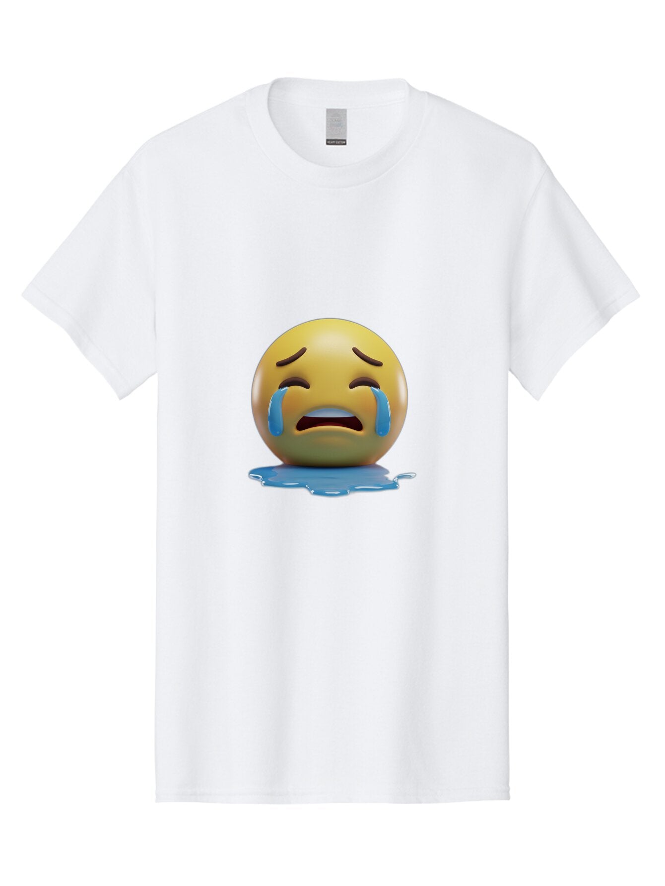 Crying-Emoji-2 Men'S Graphic Tee, 100% Cotton, Comfortable Casual Summer Wear, Machine Washable, Vintage Camera, Old Camera, Antique Camera, Black Camera, Classic Photography, Photography Equipment, Nostalgic Device, Film Camera, Camera Art Baq619 2