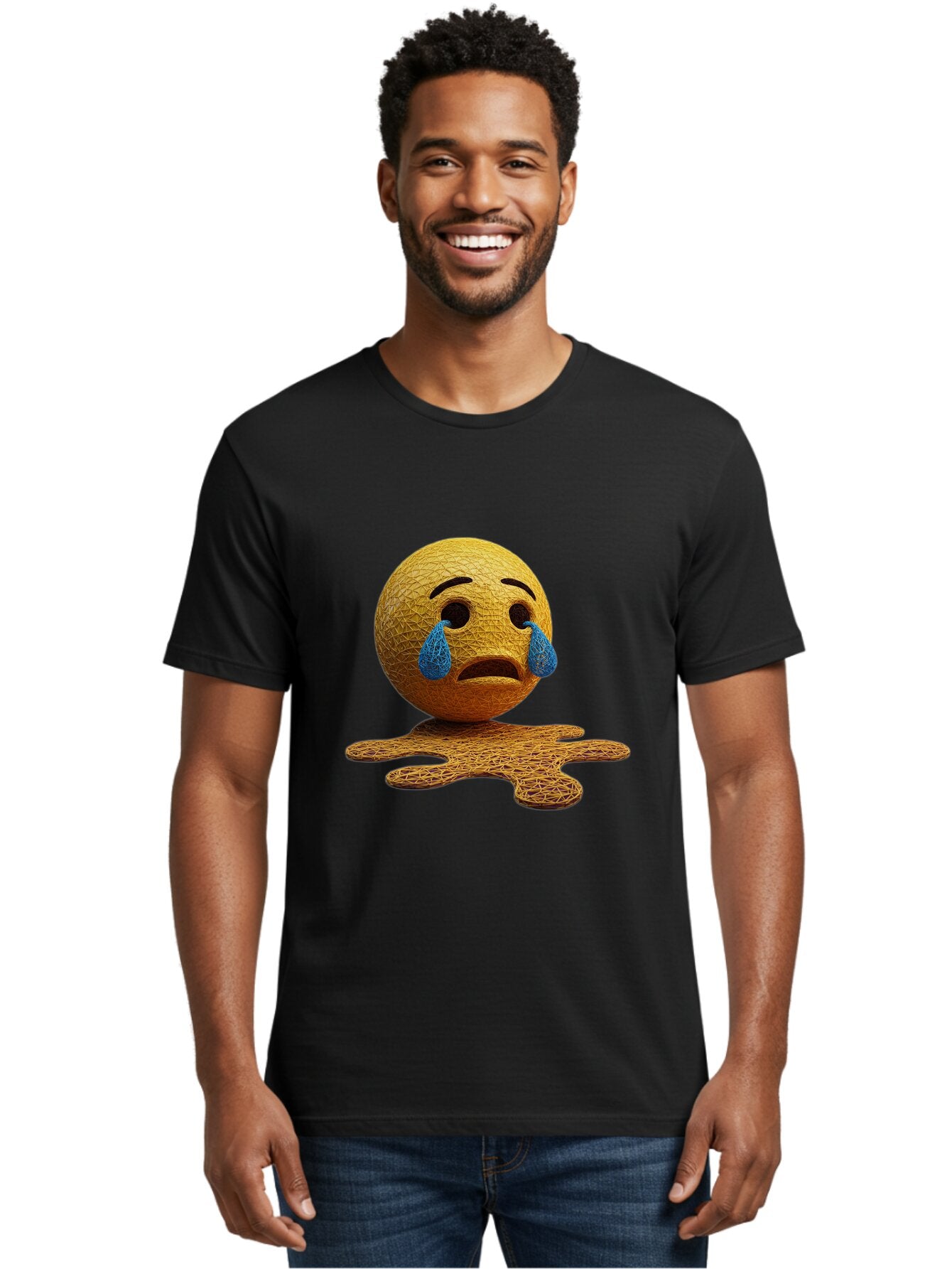 Crying-Emoji-3 Men'S Graphic Tee, 100% Cotton, Comfortable Casual Summer Wear, Machine Washable, Vintage Camera, Old Camera, Antique Camera, Black Camera, Classic Photography, Photography Equipment, Nostalgic Device, Film Camera, Camera Art Baq620 17
