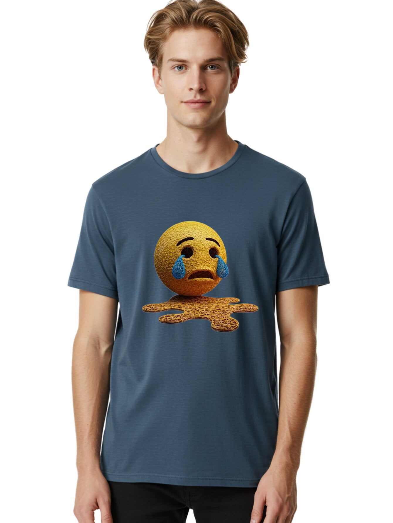 Crying-Emoji-3 Men'S Graphic Tee, 100% Cotton, Comfortable Casual Summer Wear, Machine Washable, Vintage Camera, Old Camera, Antique Camera, Black Camera, Classic Photography, Photography Equipment, Nostalgic Device, Film Camera, Camera Art Baq620 26