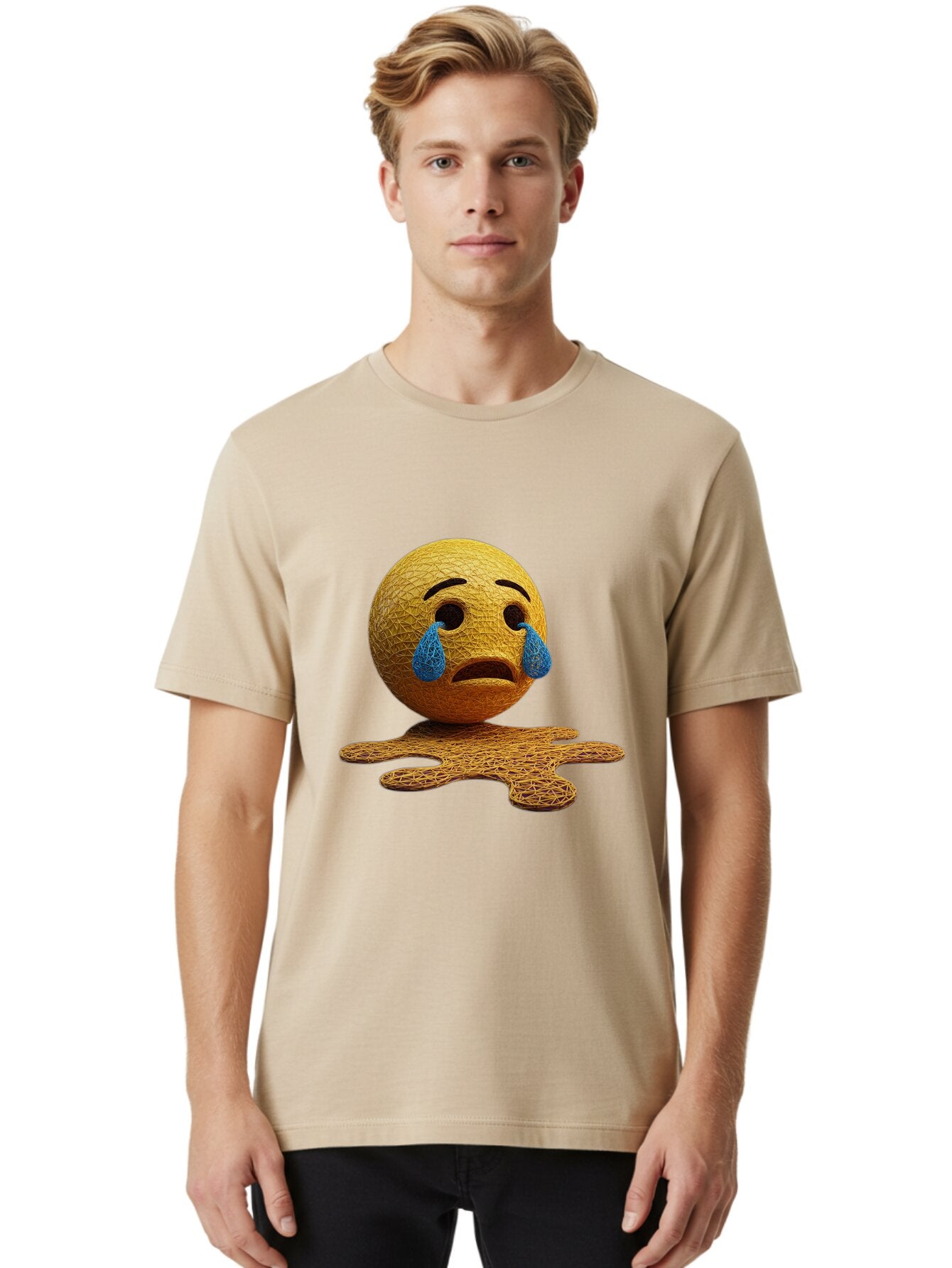 Crying-Emoji-3 Men'S Graphic Tee, 100% Cotton, Comfortable Casual Summer Wear, Machine Washable, Vintage Camera, Old Camera, Antique Camera, Black Camera, Classic Photography, Photography Equipment, Nostalgic Device, Film Camera, Camera Art Baq620 16