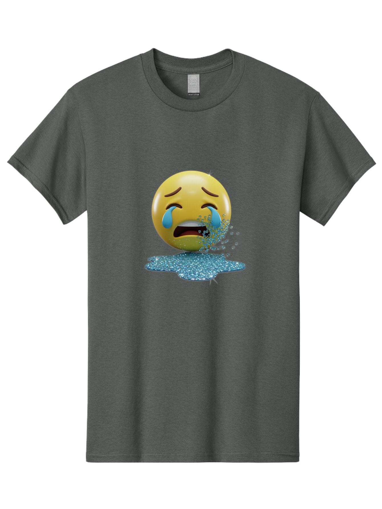 Crying-Emoji Men'S Graphic Tee, 100% Cotton, Comfortable Casual Summer Wear, Machine Washable, Vintage Camera, Old Camera, Antique Camera, Black Camera, Classic Photography, Photography Equipment, Nostalgic Device, Film Camera, Camera Art Baq621 8