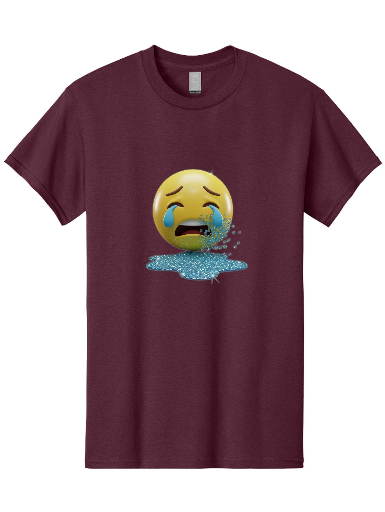 Crying-Emoji Men'S Graphic Tee, 100% Cotton, Comfortable Casual Summer Wear, Machine Washable, Vintage Camera, Old Camera, Antique Camera, Black Camera, Classic Photography, Photography Equipment, Nostalgic Device, Film Camera, Camera Art Baq621 9