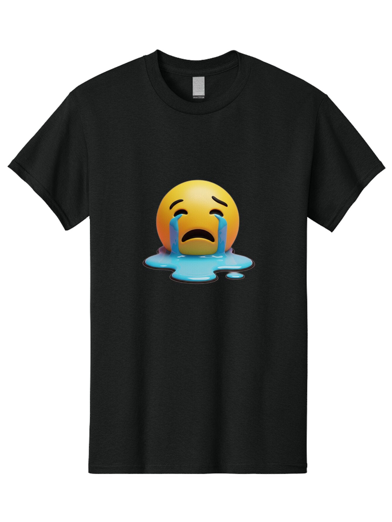 Crying-Face-1 Men'S Graphic Tee, 100% Cotton, Comfortable Casual Summer Wear, Machine Washable, Vintage Camera, Old Camera, Antique Camera, Black Camera, Classic Photography, Photography Equipment, Nostalgic Device, Film Camera, Camera Art Baq622 9