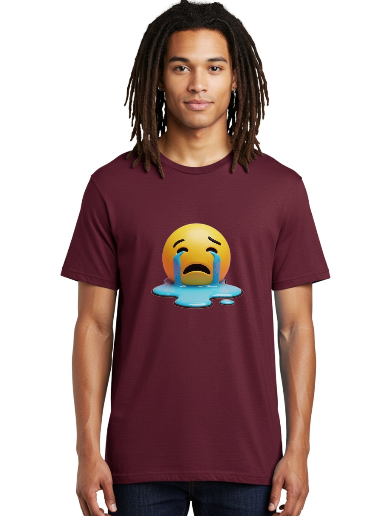 Crying-Face-1 Men'S Graphic Tee, 100% Cotton, Comfortable Casual Summer Wear, Machine Washable, Vintage Camera, Old Camera, Antique Camera, Black Camera, Classic Photography, Photography Equipment, Nostalgic Device, Film Camera, Camera Art Baq622 27