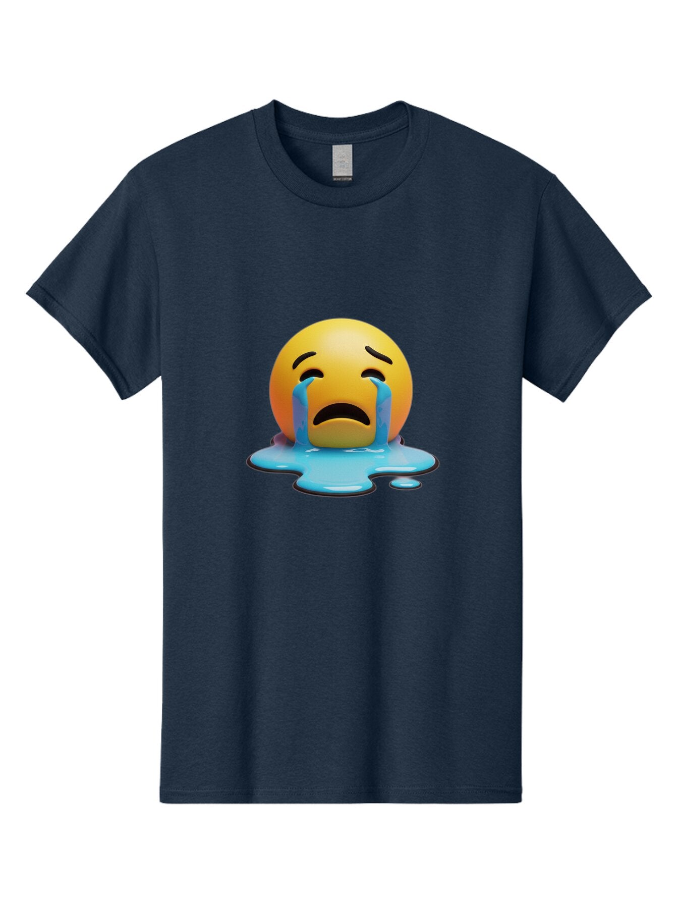 Crying-Face-1 Men'S Graphic Tee, 100% Cotton, Comfortable Casual Summer Wear, Machine Washable, Vintage Camera, Old Camera, Antique Camera, Black Camera, Classic Photography, Photography Equipment, Nostalgic Device, Film Camera, Camera Art Baq622 1