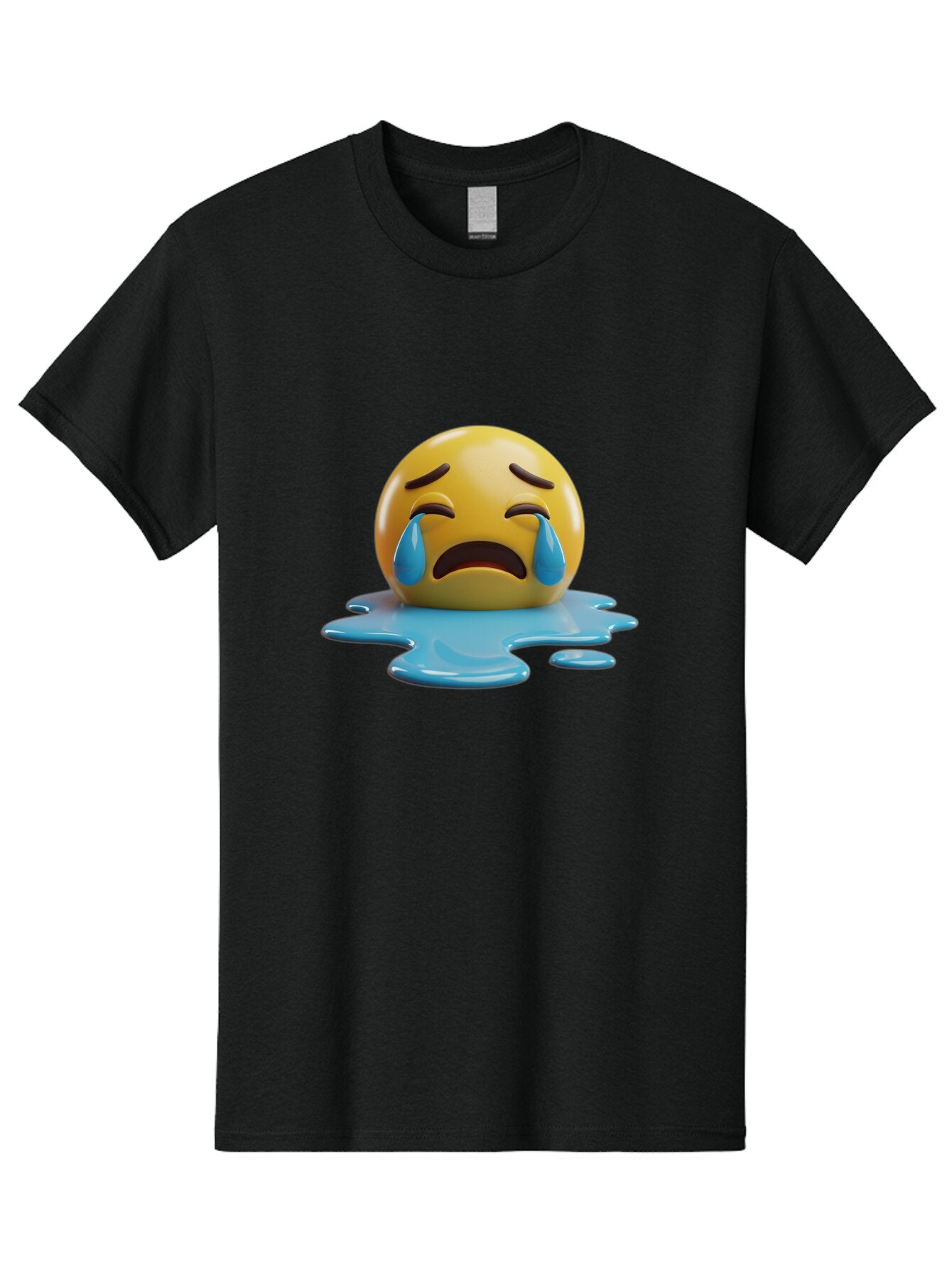 Crying-Face-2 Men'S Graphic Tee, 100% Cotton, Comfortable Casual Summer Wear, Machine Washable, Vintage Camera, Old Camera, Antique Camera, Black Camera, Classic Photography, Photography Equipment, Nostalgic Device, Film Camera, Camera Art Baq623 6