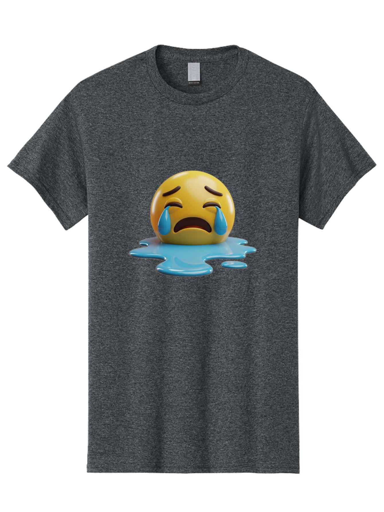 Crying-Face-2 Men'S Graphic Tee, 100% Cotton, Comfortable Casual Summer Wear, Machine Washable, Vintage Camera, Old Camera, Antique Camera, Black Camera, Classic Photography, Photography Equipment, Nostalgic Device, Film Camera, Camera Art Baq623 5