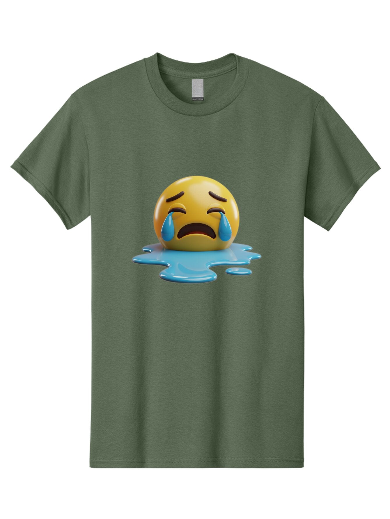 Crying-Face-2 Men'S Graphic Tee, 100% Cotton, Comfortable Casual Summer Wear, Machine Washable, Vintage Camera, Old Camera, Antique Camera, Black Camera, Classic Photography, Photography Equipment, Nostalgic Device, Film Camera, Camera Art Baq623 7