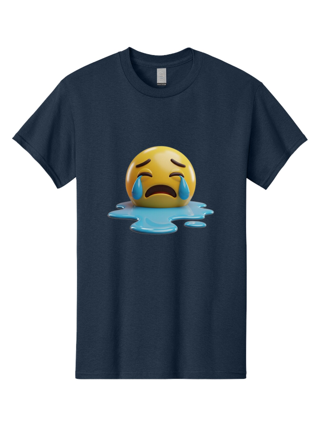 Crying-Face-2 Men'S Graphic Tee, 100% Cotton, Comfortable Casual Summer Wear, Machine Washable, Vintage Camera, Old Camera, Antique Camera, Black Camera, Classic Photography, Photography Equipment, Nostalgic Device, Film Camera, Camera Art Baq623 13