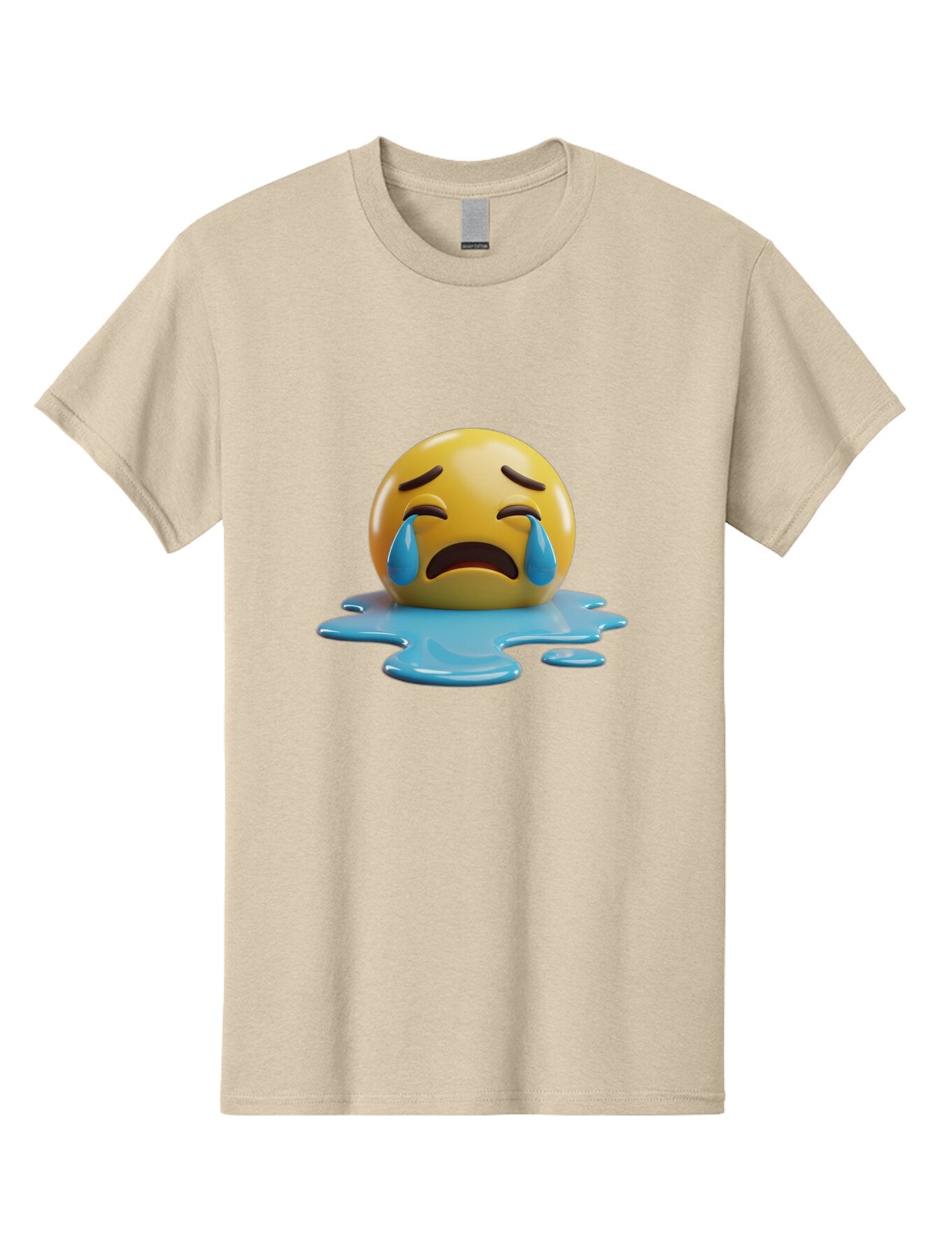 Crying-Face-2 Men'S Graphic Tee, 100% Cotton, Comfortable Casual Summer Wear, Machine Washable, Vintage Camera, Old Camera, Antique Camera, Black Camera, Classic Photography, Photography Equipment, Nostalgic Device, Film Camera, Camera Art Baq623 4