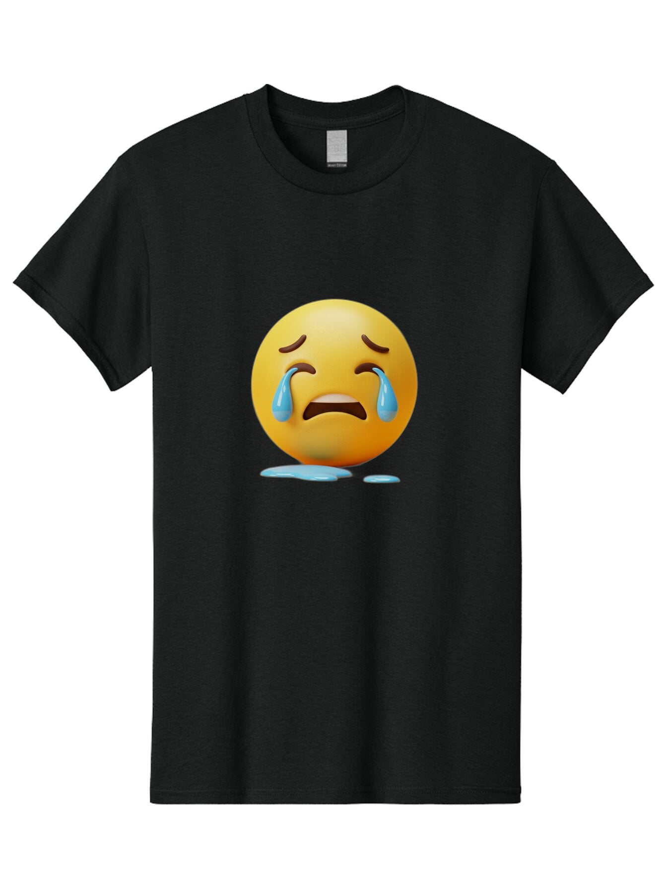 Crying-Face-Emoji-1 Men'S Graphic Tee, 100% Cotton, Comfortable Casual Summer Wear, Machine Washable, Vintage Camera, Old Camera, Antique Camera, Black Camera, Classic Photography, Photography Equipment, Nostalgic Device, Film Camera, Baq624 6