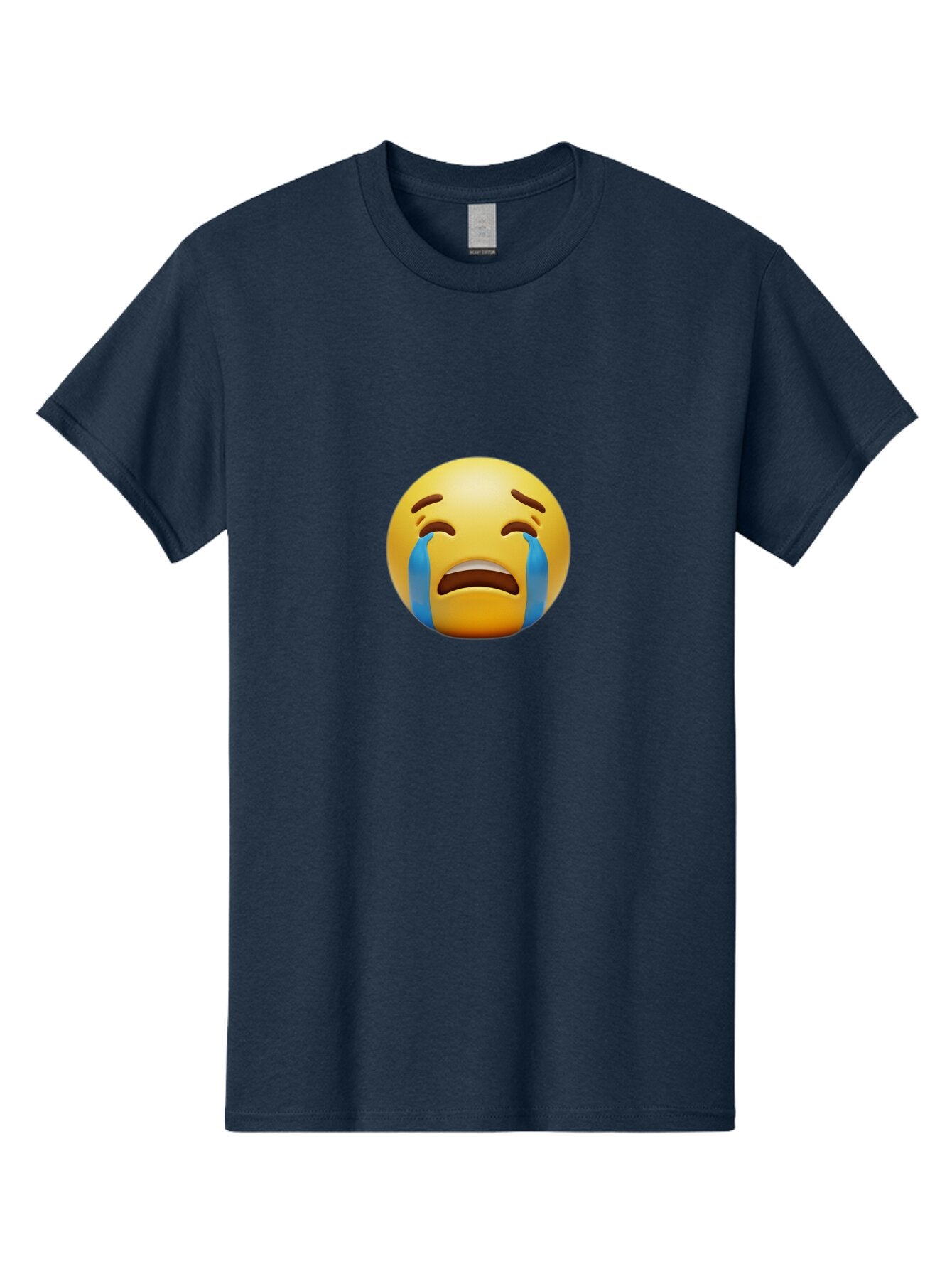 Crying-Face-Emoji-3 Men'S Graphic Tee, 100% Cotton, Comfortable Casual Summer Wear, Machine Washable, Vintage Camera, Old Camera, Antique Camera, Black Camera, Classic Photography, Photography Equipment, Nostalgic Device, Film Camera, Baq626 3