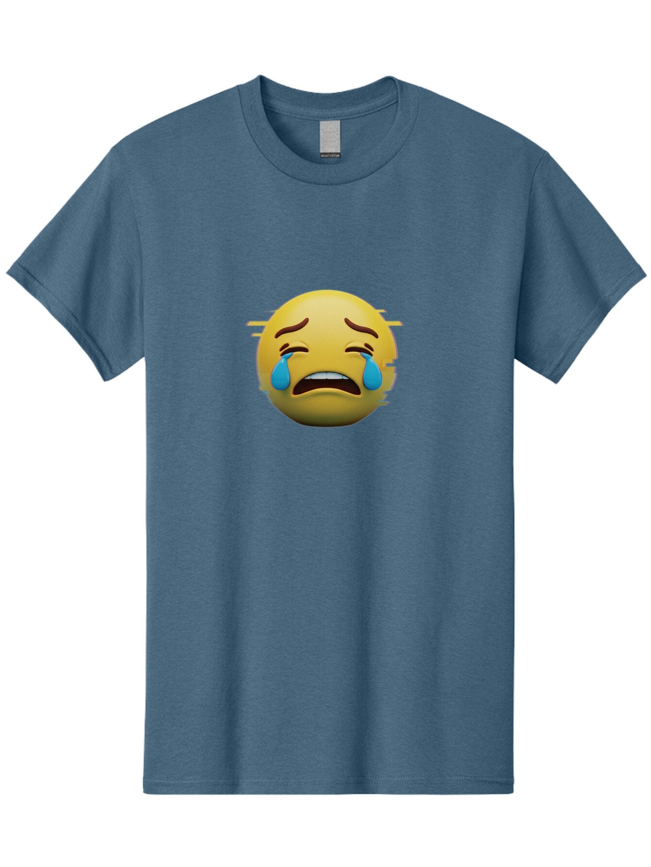 Crying-Face-Emoji-4 Men'S Graphic Tee, 100% Cotton, Comfortable Casual Summer Wear, Machine Washable, Vintage Camera, Old Camera, Antique Camera, Black Camera, Classic Photography, Photography Equipment, Nostalgic Device, Film Camera, Baq627 3