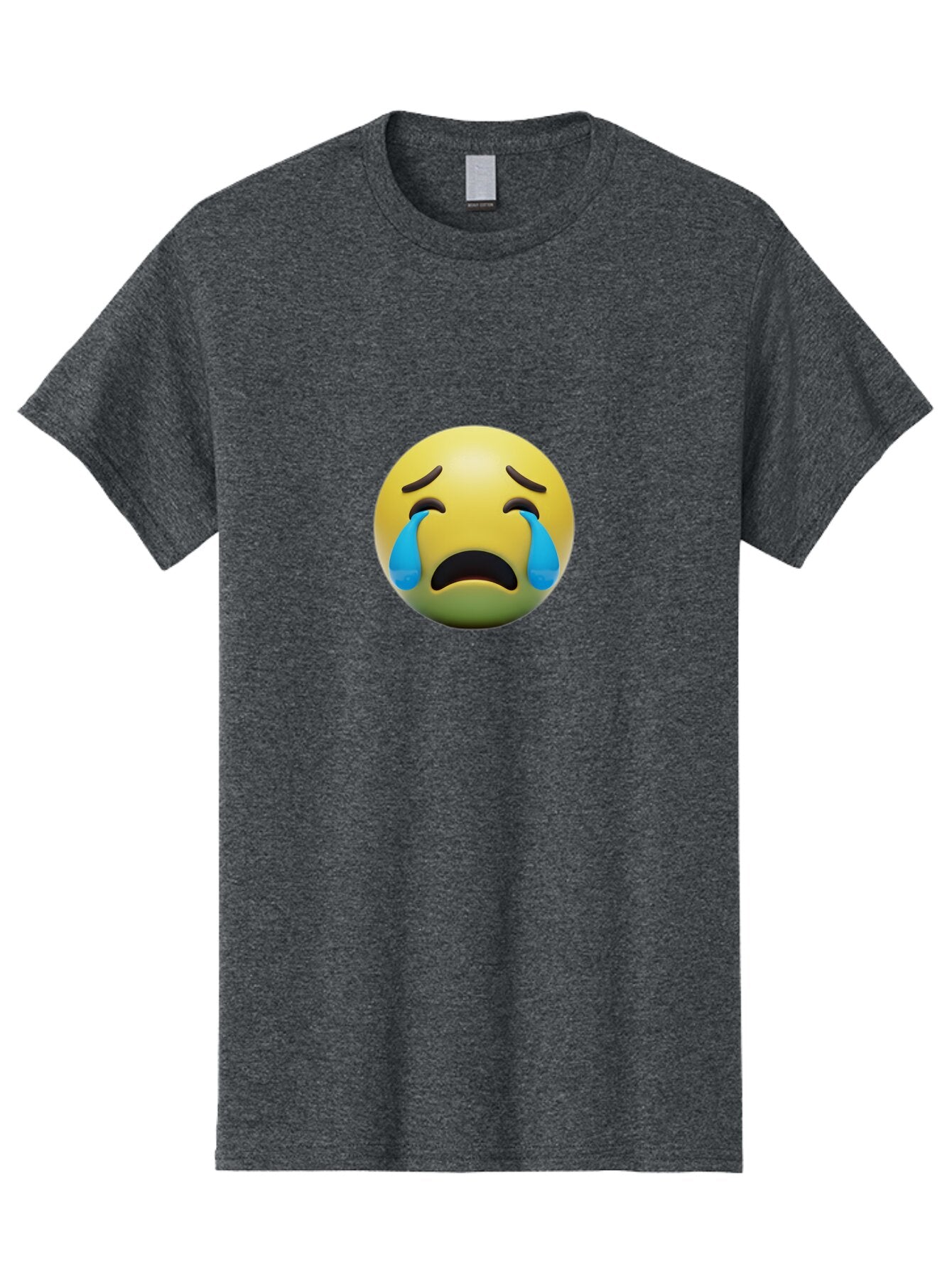Crying-Face-Emoji Men'S Graphic Tee, 100% Cotton, Comfortable Casual Summer Wear, Machine Washable, Vintage Camera, Old Camera, Antique Camera, Black Camera, Classic Photography, Photography Equipment, Nostalgic Device, Film Camera, Camera Art Baq628 3