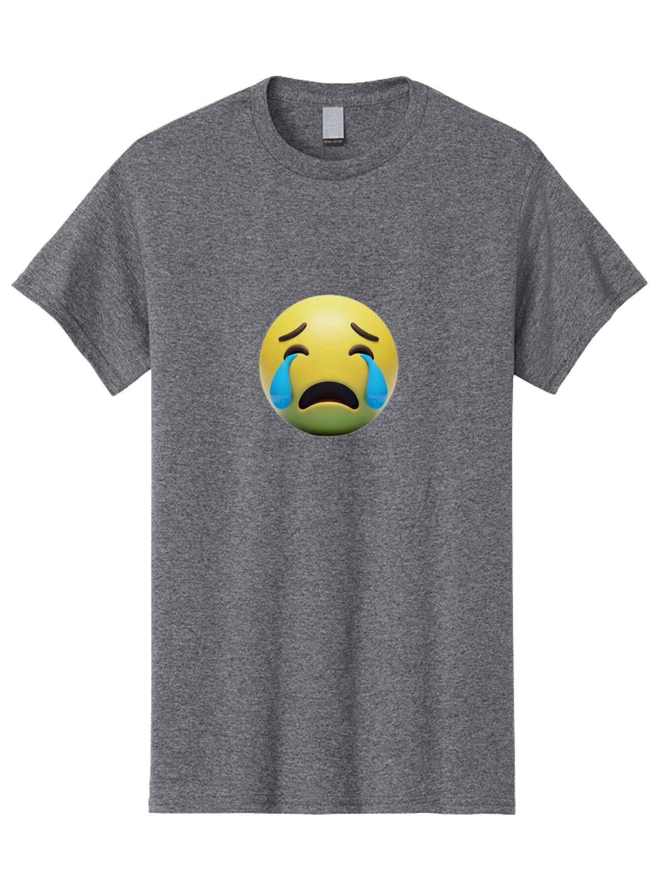 Crying-Face-Emoji Men'S Graphic Tee, 100% Cotton, Comfortable Casual Summer Wear, Machine Washable, Vintage Camera, Old Camera, Antique Camera, Black Camera, Classic Photography, Photography Equipment, Nostalgic Device, Film Camera, Camera Art Baq628 7