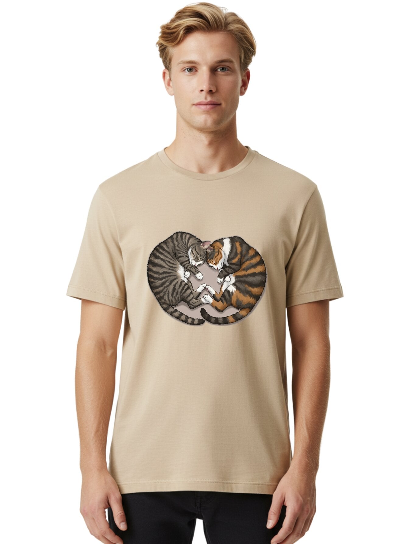 Cuddling-Cats Men'S Graphic Tee, 100% Cotton, Comfortable Casual Summer Wear, Machine Washable, Vintage Camera, Old Camera, Antique Camera, Black Camera, Classic Photography, Photography Equipment, Nostalgic Device, Film Camera, Camera Art Baq633 30