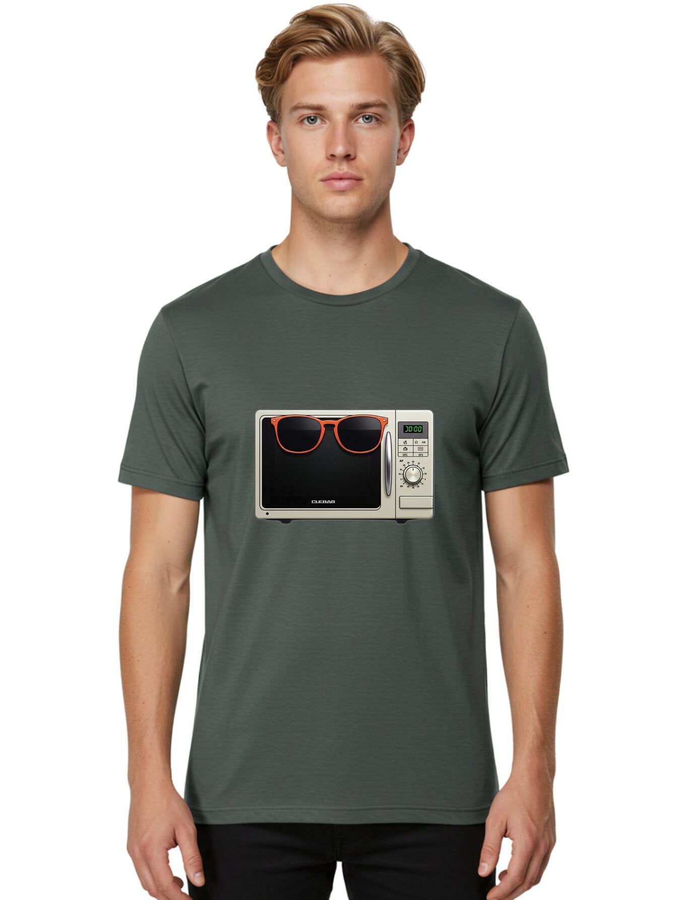 Cular-Microwave Men'S Graphic Tee, 100% Cotton, Comfortable Casual Summer Wear, Machine Washable, Vintage Camera, Old Camera, Antique Camera, Black Camera, Classic Photography, Photography Equipment, Nostalgic Device, Film Camera, Camera Art Baq634 19