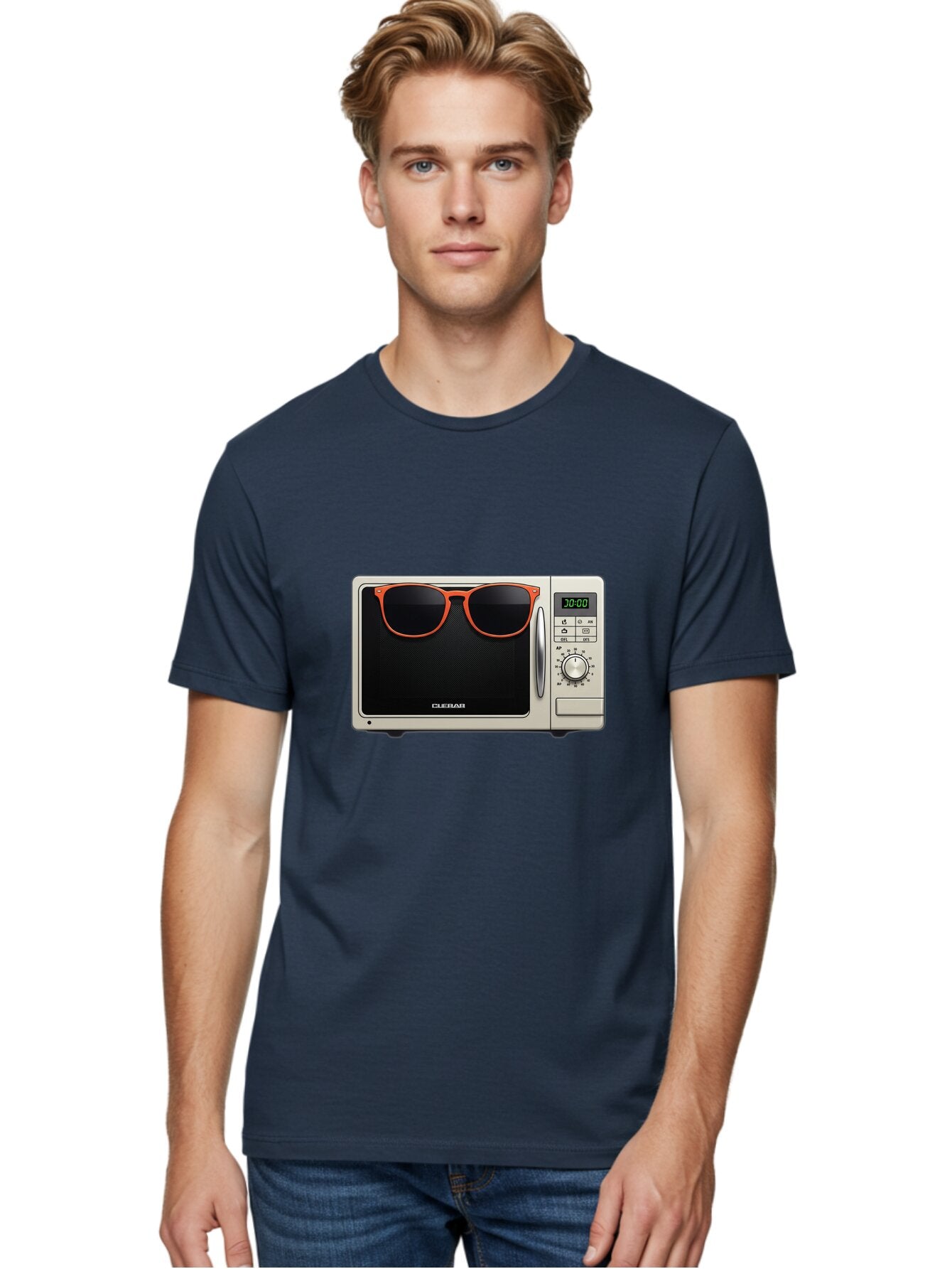 Cular-Microwave Men'S Graphic Tee, 100% Cotton, Comfortable Casual Summer Wear, Machine Washable, Vintage Camera, Old Camera, Antique Camera, Black Camera, Classic Photography, Photography Equipment, Nostalgic Device, Film Camera, Camera Art Baq634 29