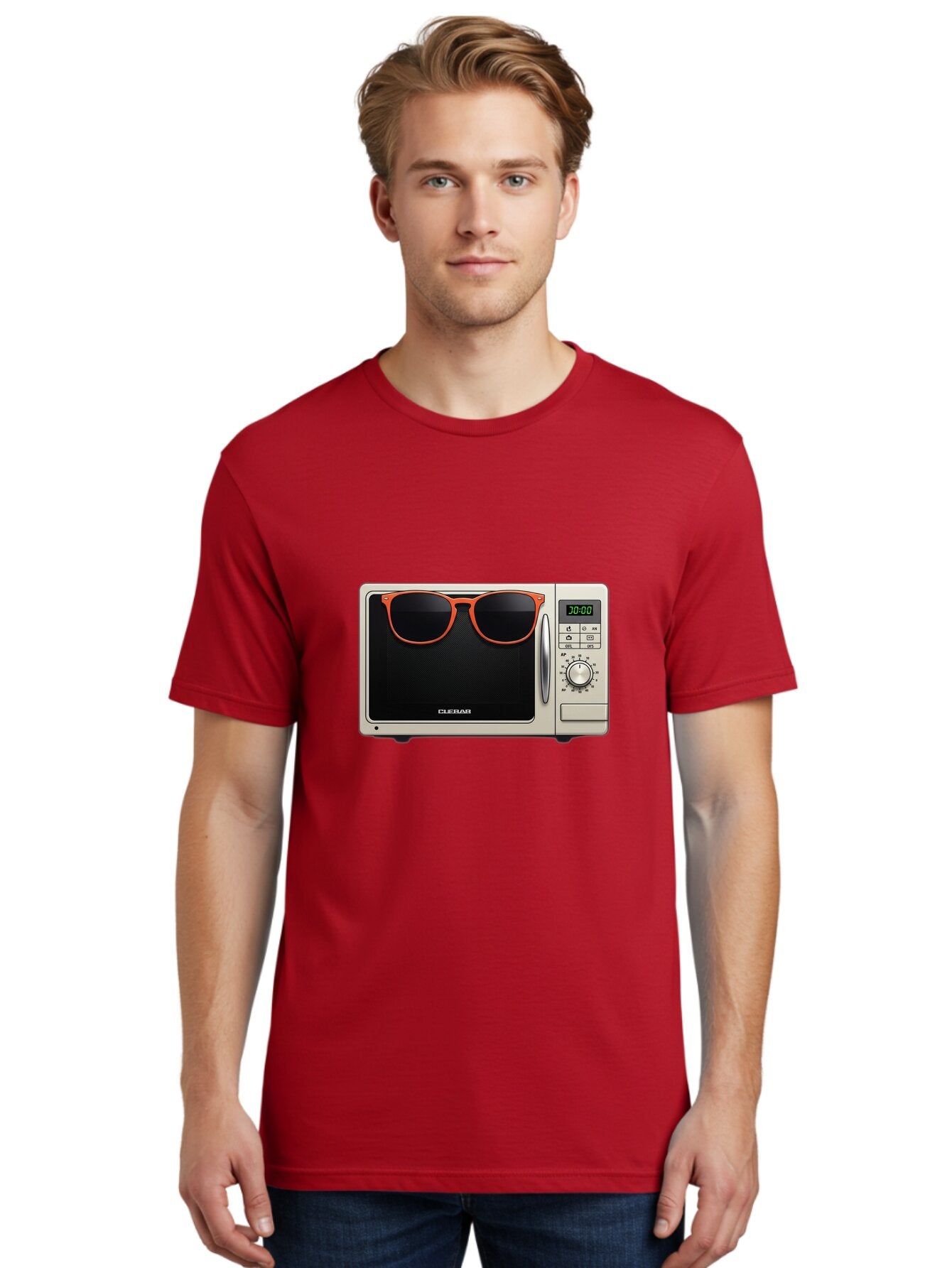 Cular-Microwave Men'S Graphic Tee, 100% Cotton, Comfortable Casual Summer Wear, Machine Washable, Vintage Camera, Old Camera, Antique Camera, Black Camera, Classic Photography, Photography Equipment, Nostalgic Device, Film Camera, Camera Art Baq634 25