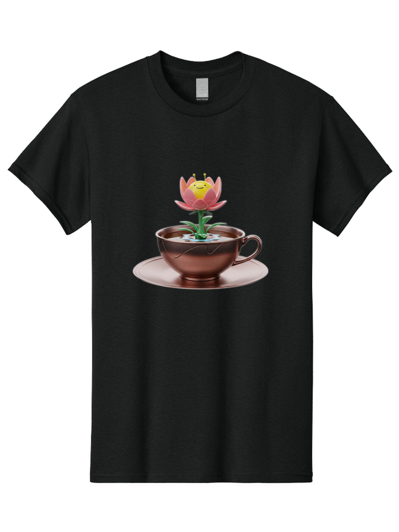 Cup-With-Flower Men'S Graphic Tee, 100% Cotton, Comfortable Casual Summer Wear, Machine Washable, Vintage Camera, Old Camera, Antique Camera, Black Camera, Classic Photography, Photography Equipment, Nostalgic Device, Film Camera, Camera Art Baq636 12